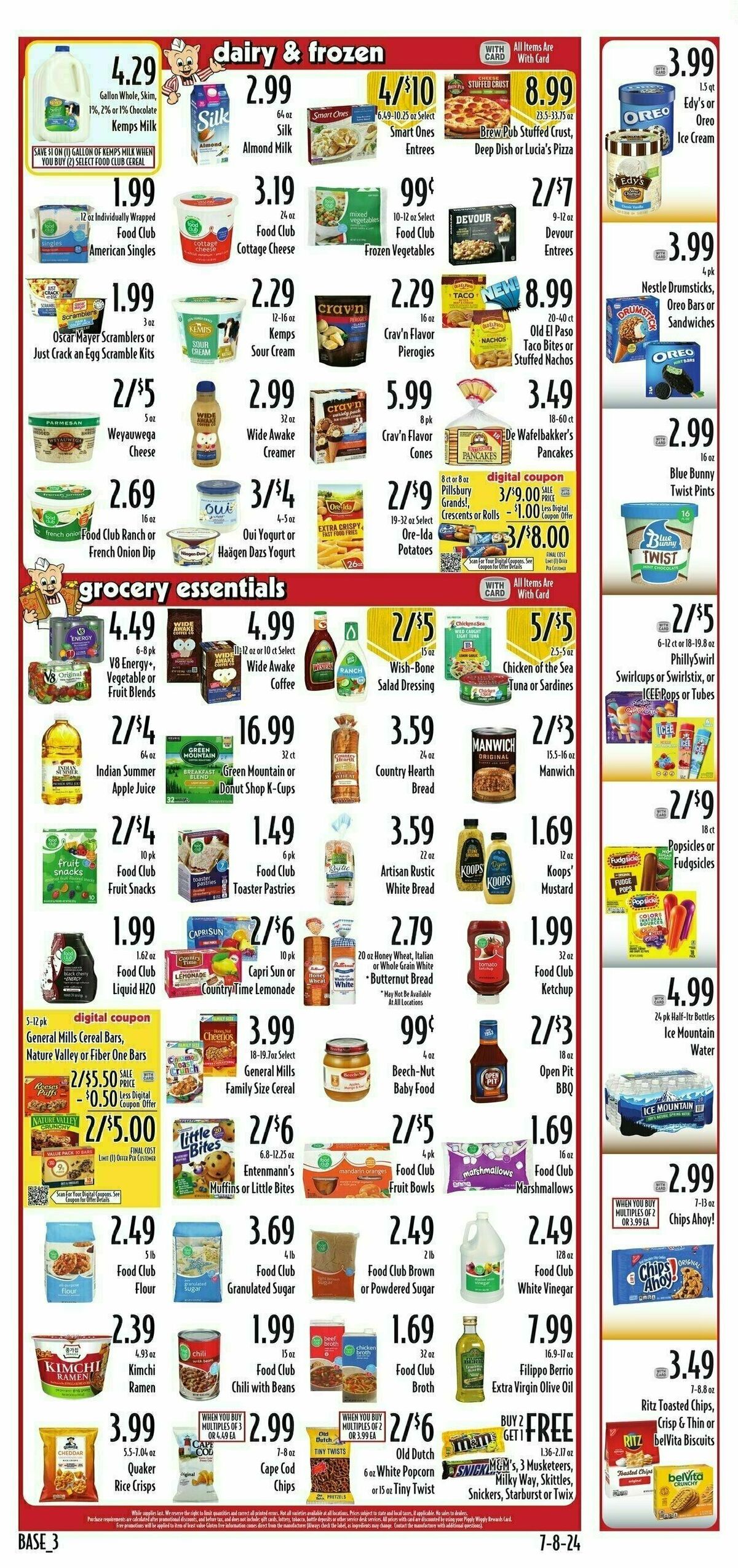 Piggly Wiggly Weekly Ad from July 10