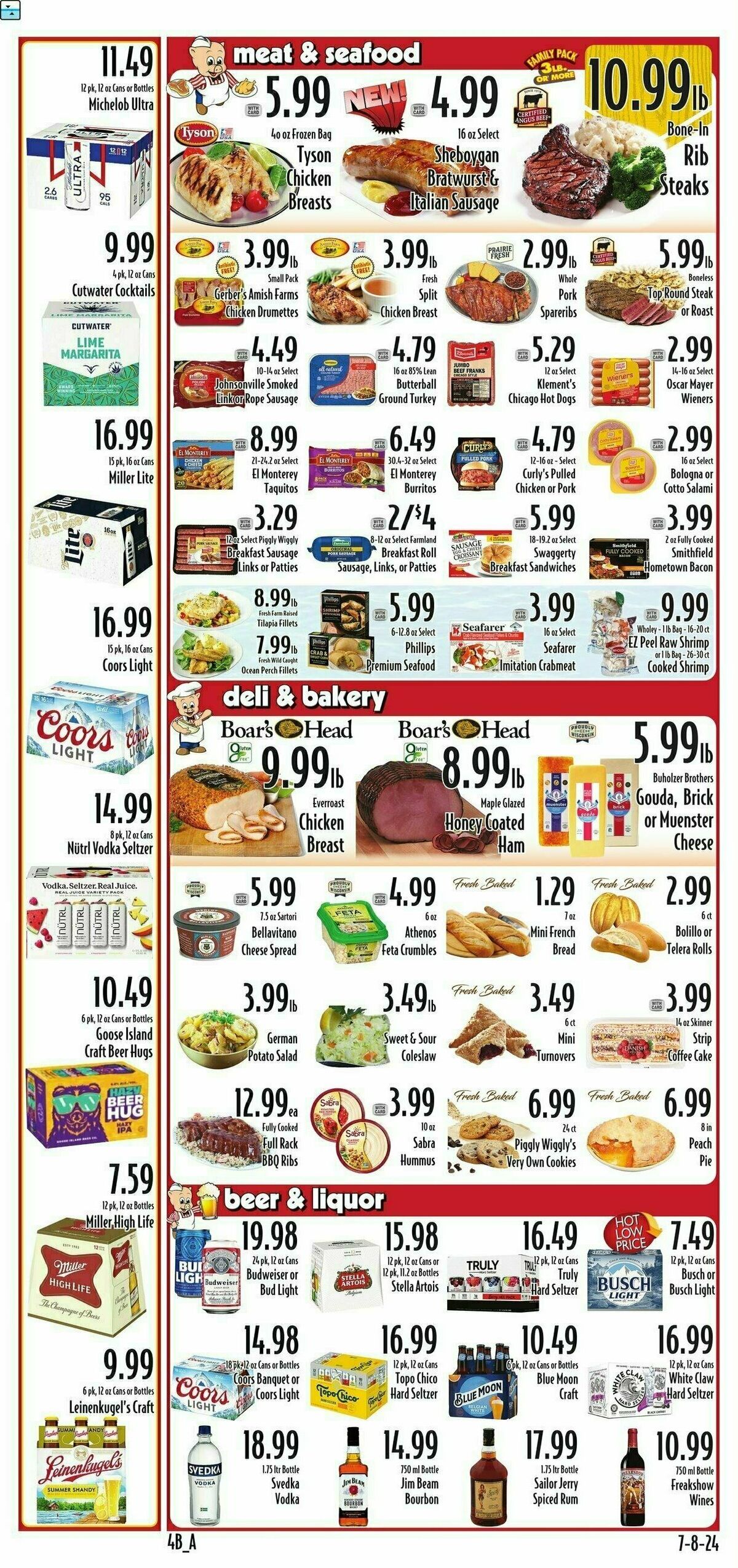 Piggly Wiggly Weekly Ad from July 10