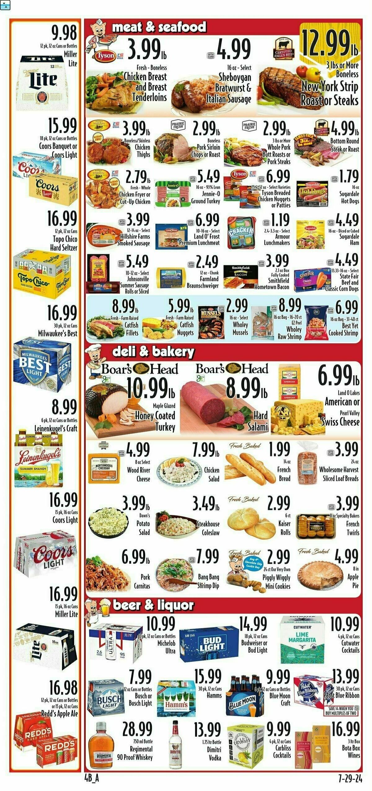 Piggly Wiggly Weekly Ad from July 31