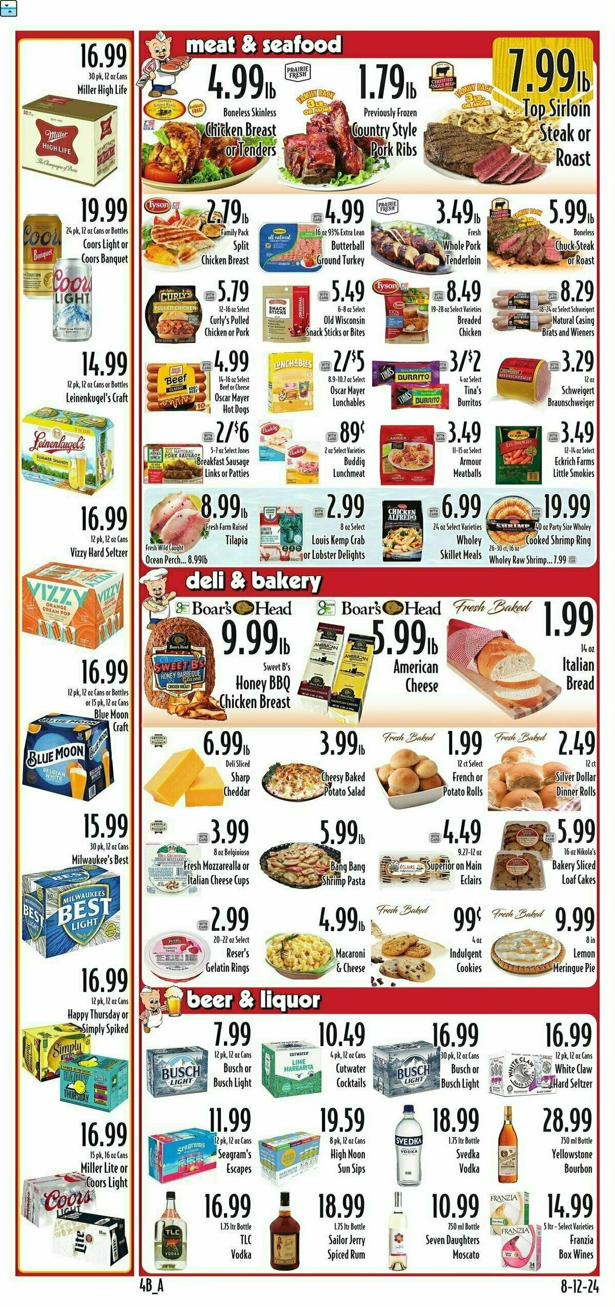 Piggly Wiggly Weekly Ad from August 14