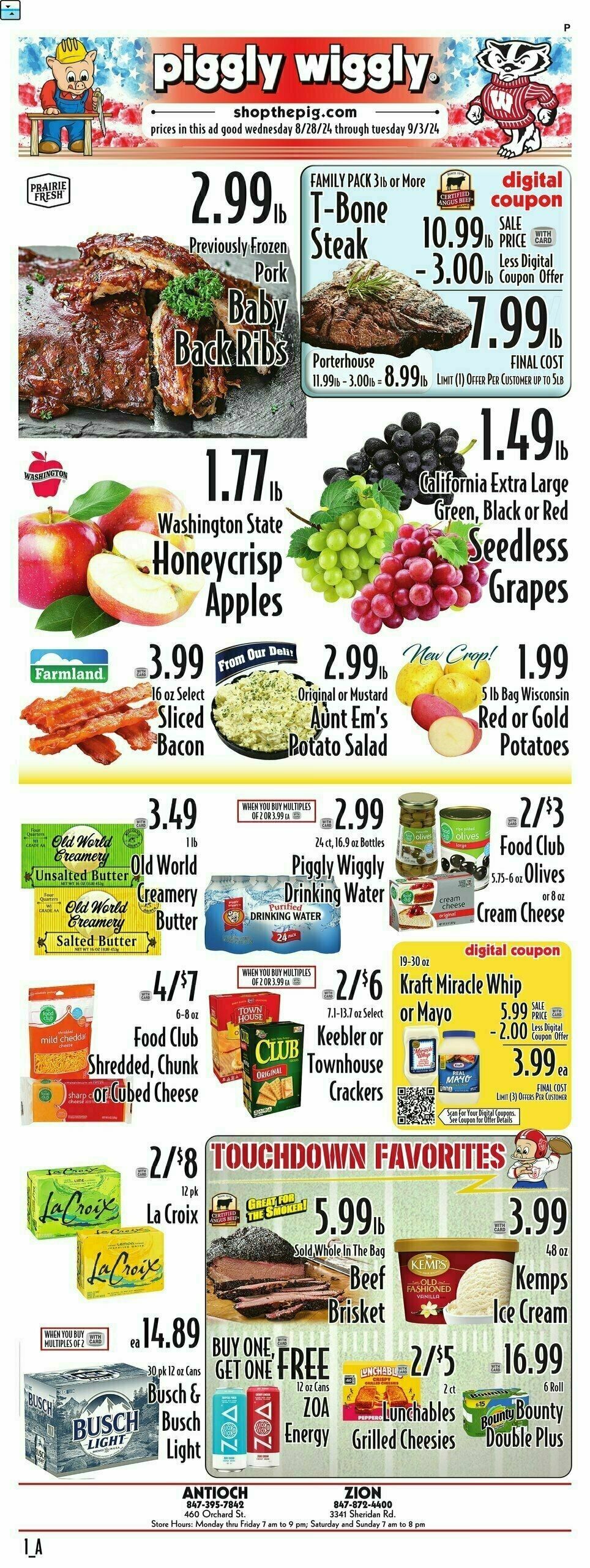 Piggly Wiggly Weekly Ad from August 28