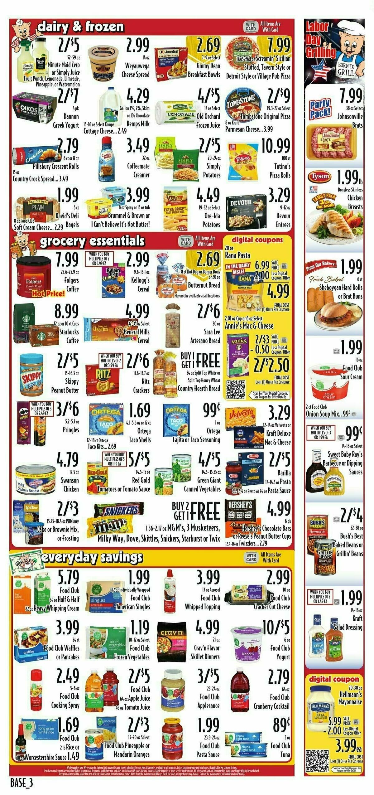 Piggly Wiggly Weekly Ad from August 28