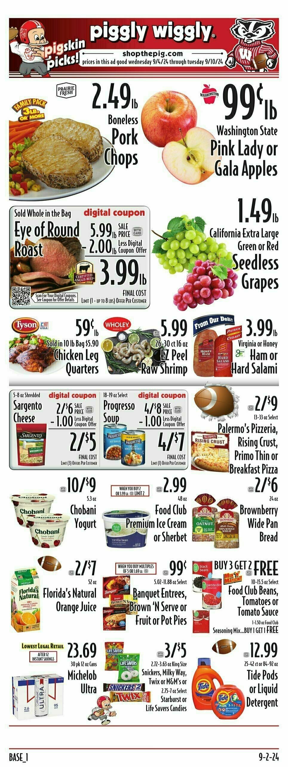 Piggly Wiggly Weekly Ad from September 4