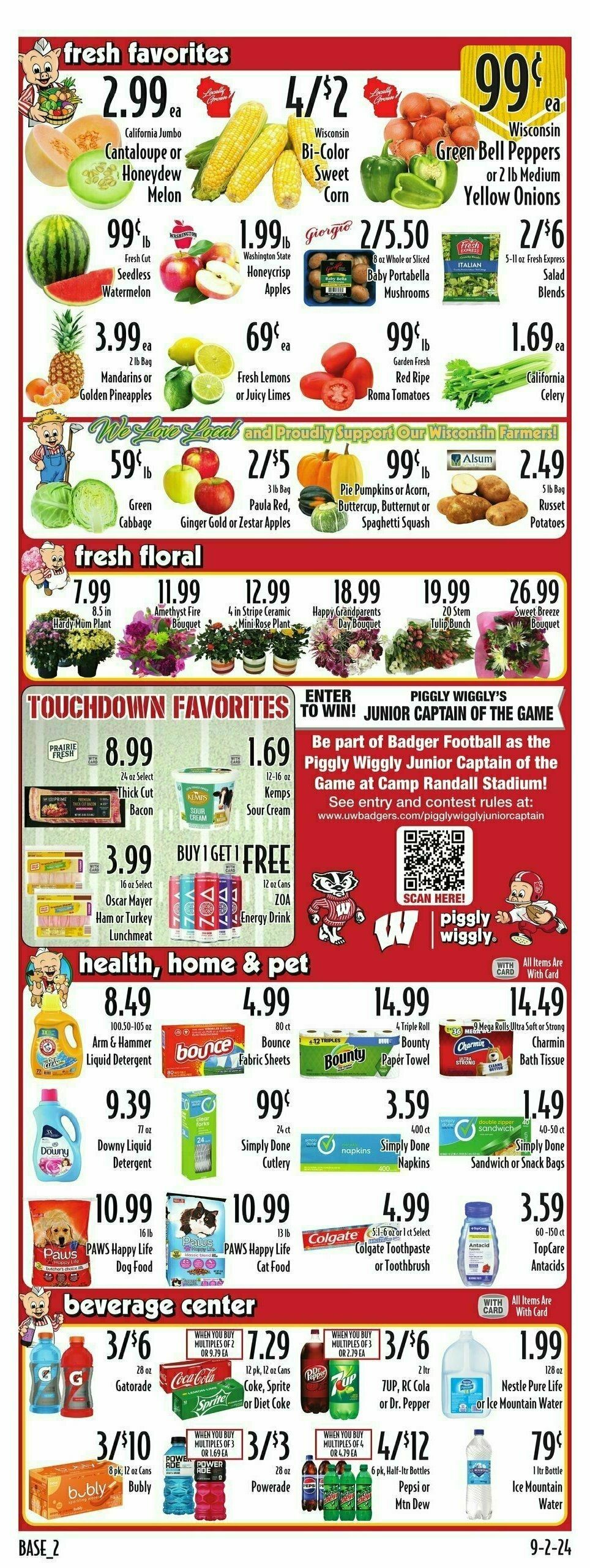 Piggly Wiggly Weekly Ad from September 4