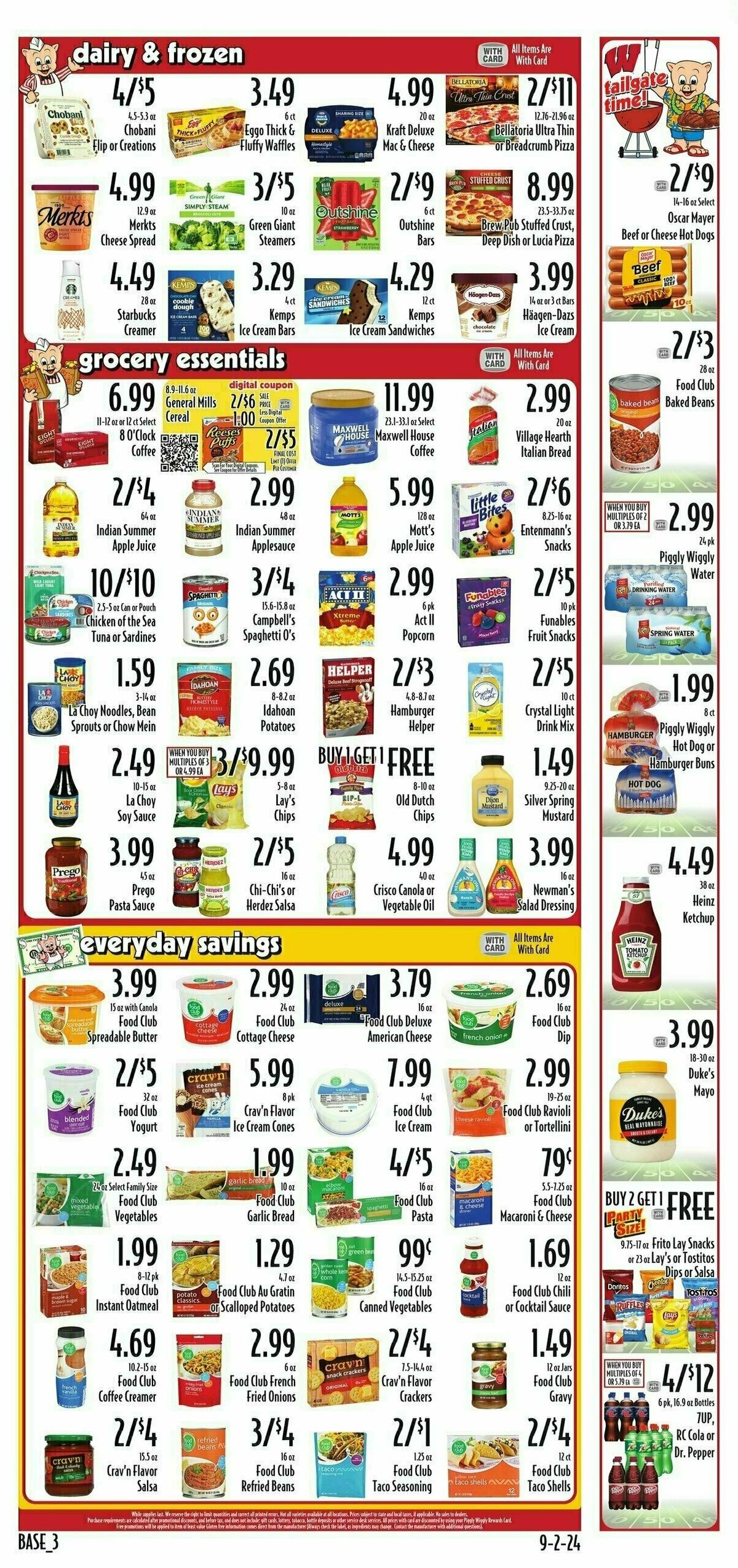 Piggly Wiggly Weekly Ad from September 4