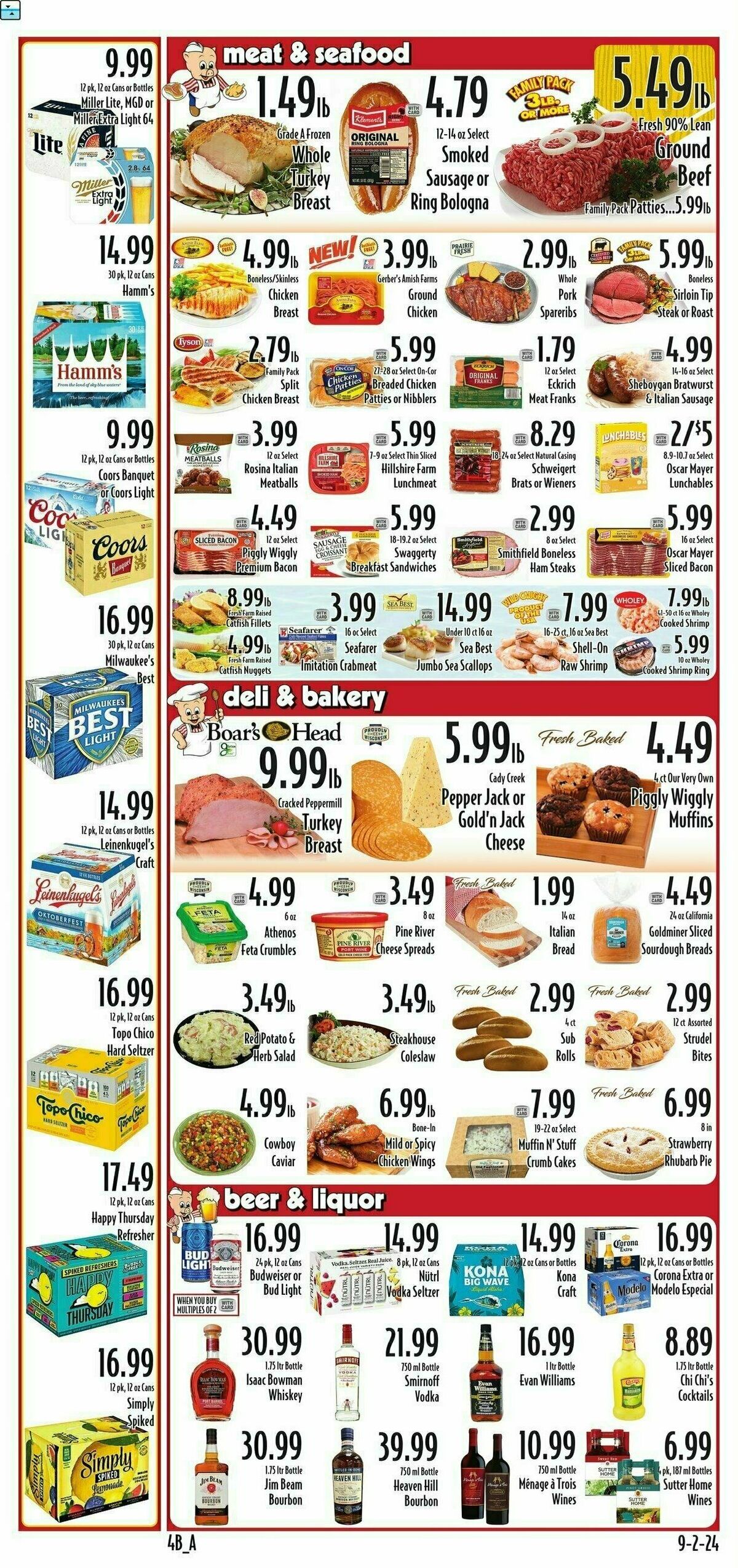 Piggly Wiggly Weekly Ad from September 4