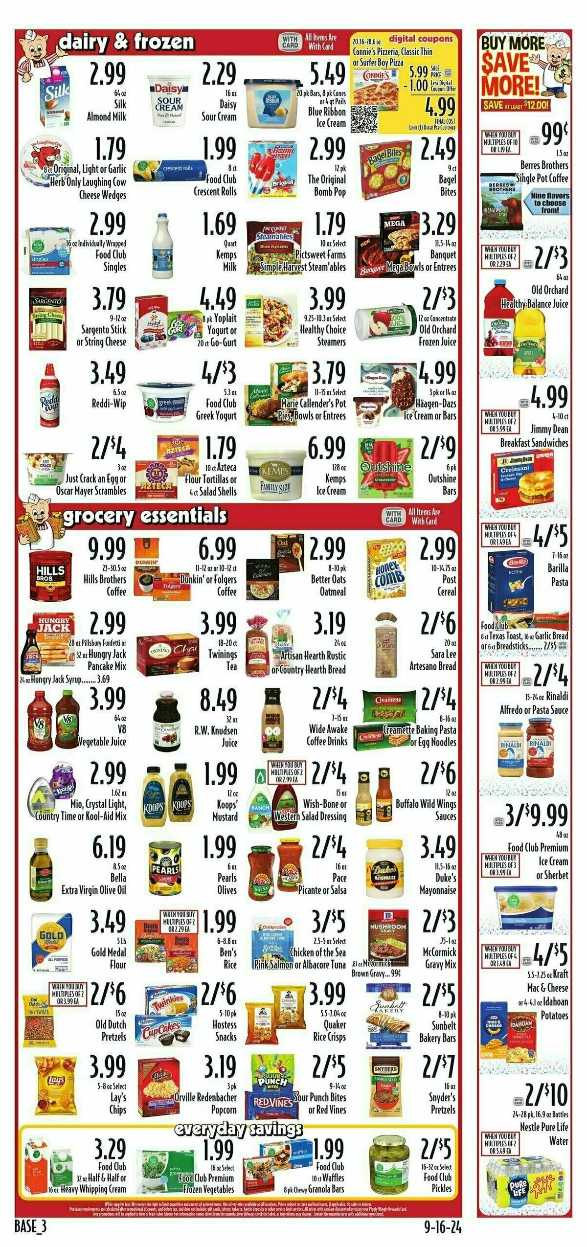 Piggly Wiggly Weekly Ad from September 18