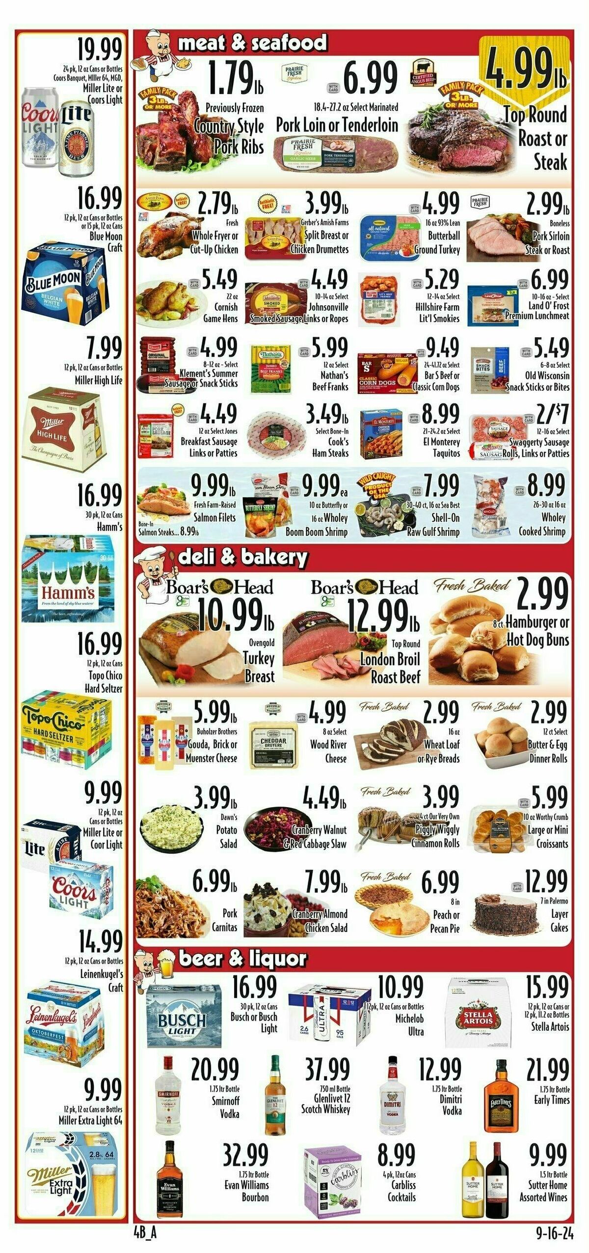 Piggly Wiggly Weekly Ad from September 18