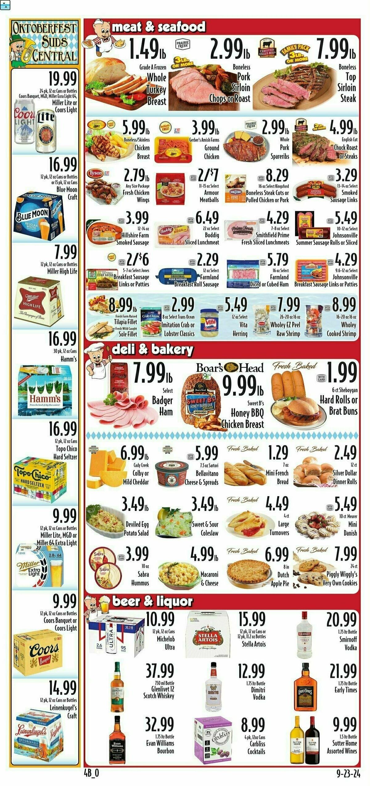 Piggly Wiggly Weekly Ad from September 25