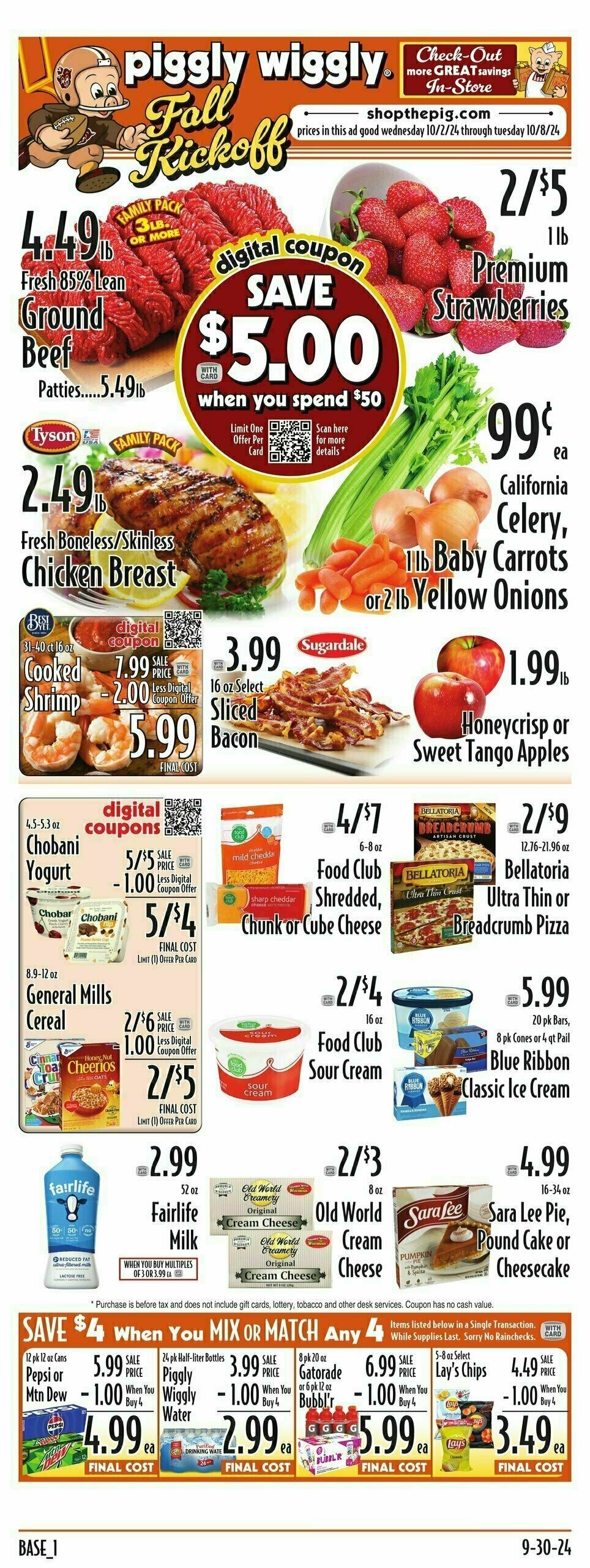 Piggly Wiggly Weekly Ad from October 2