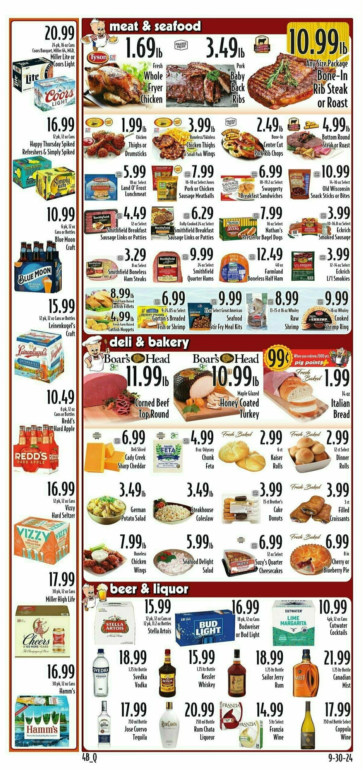 Piggly Wiggly Weekly Ad from October 2