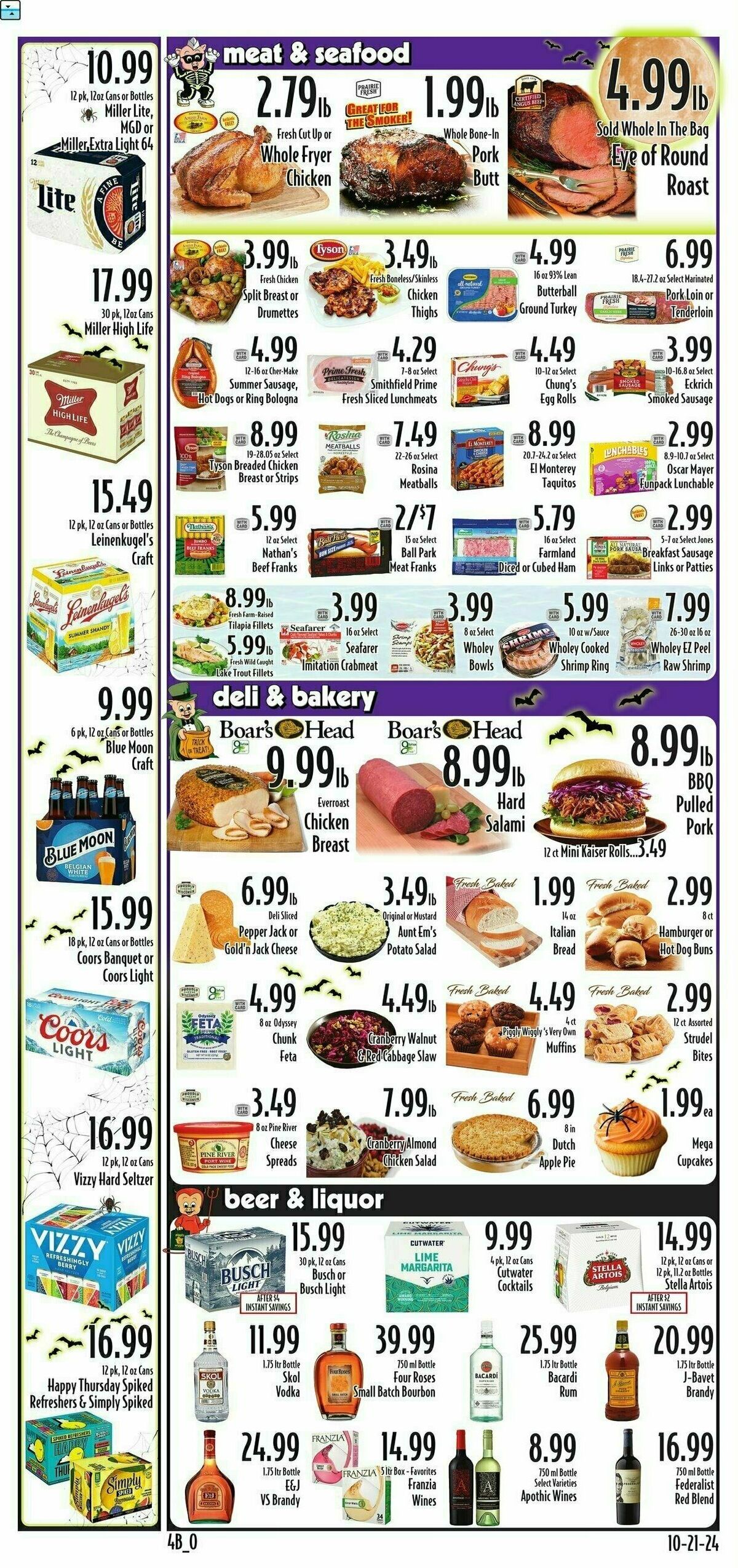 Piggly Wiggly Weekly Ad from October 23