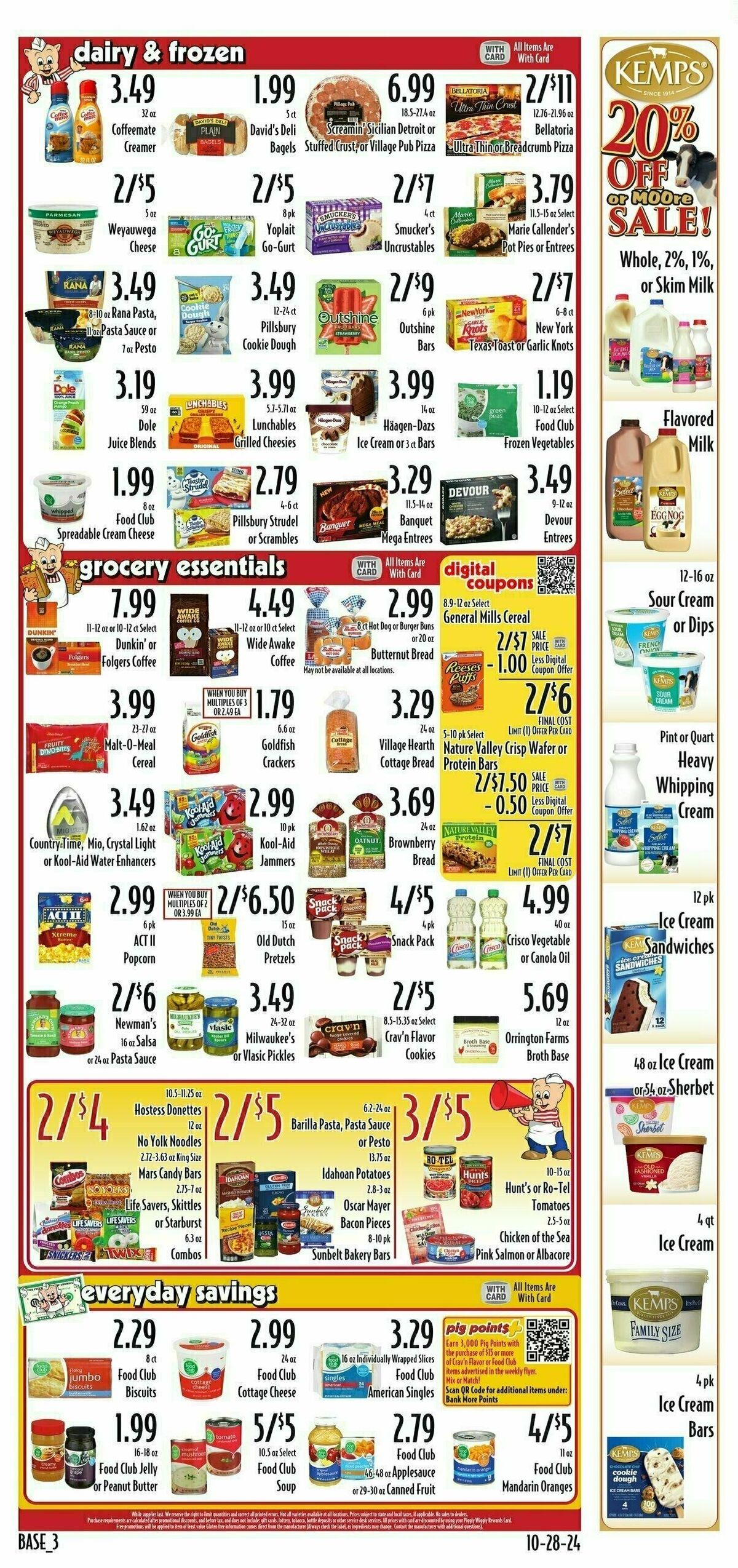 Piggly Wiggly Weekly Ad from October 30