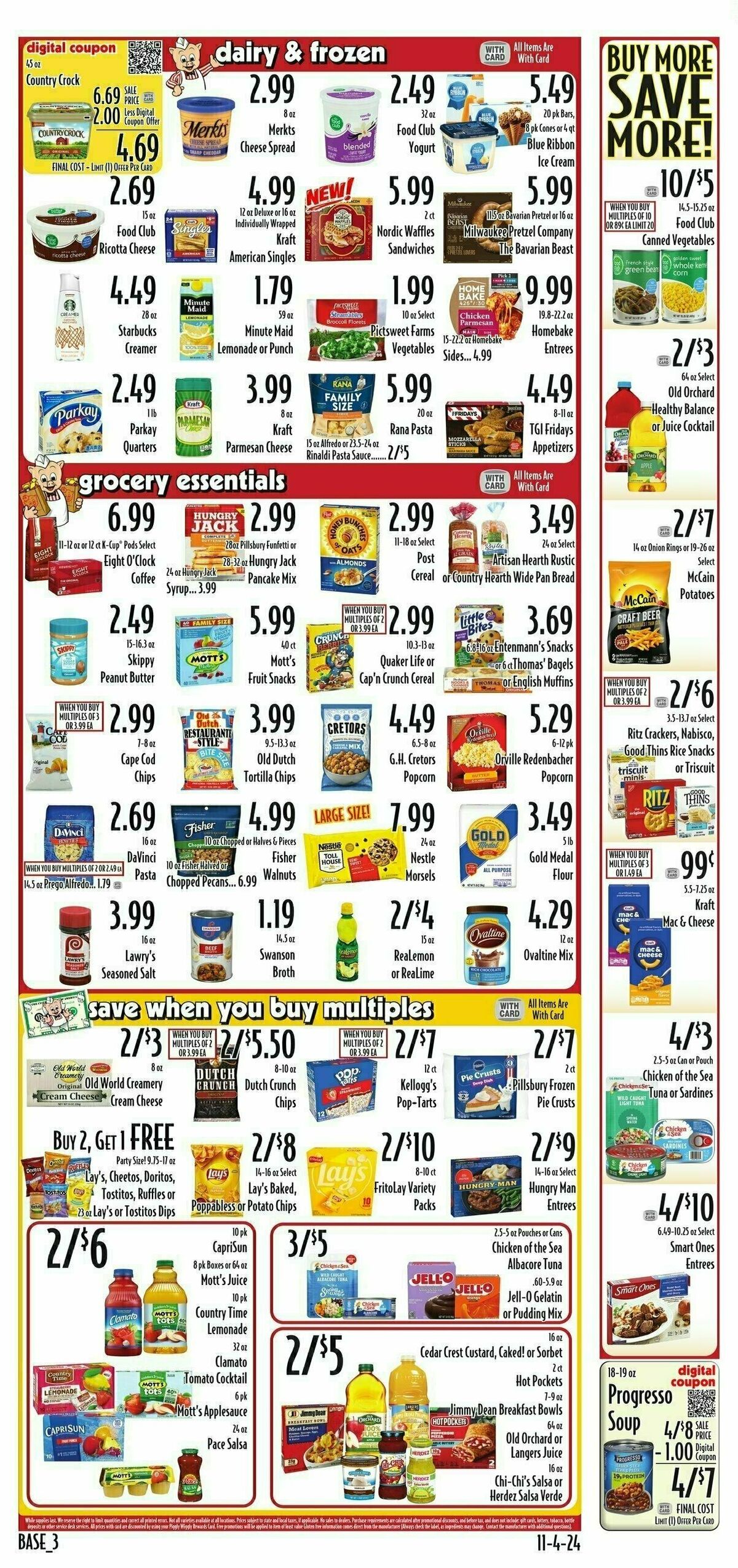 Piggly Wiggly Weekly Ad from November 6