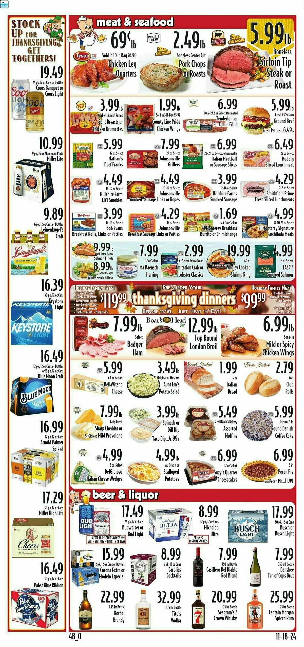 Piggly Wiggly Weekly Ad from November 20