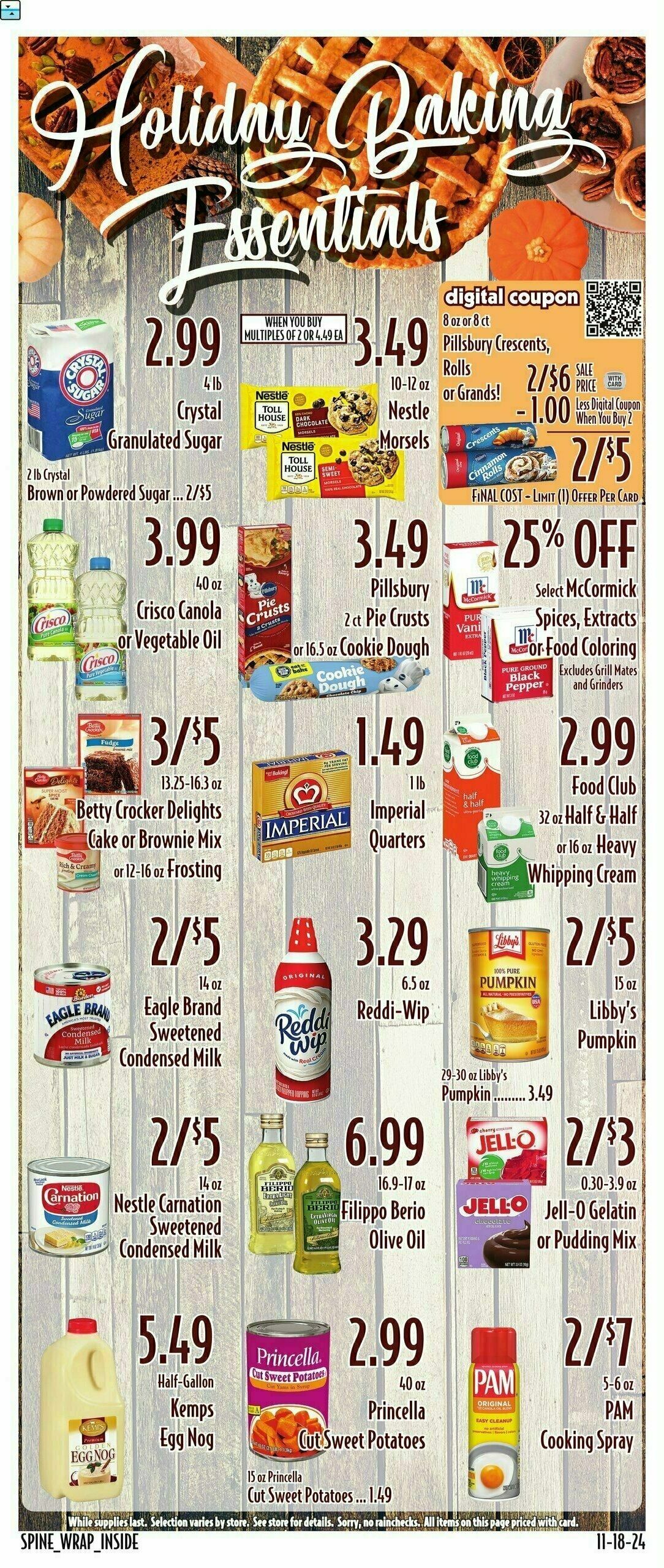 Piggly Wiggly Weekly Ad from November 20