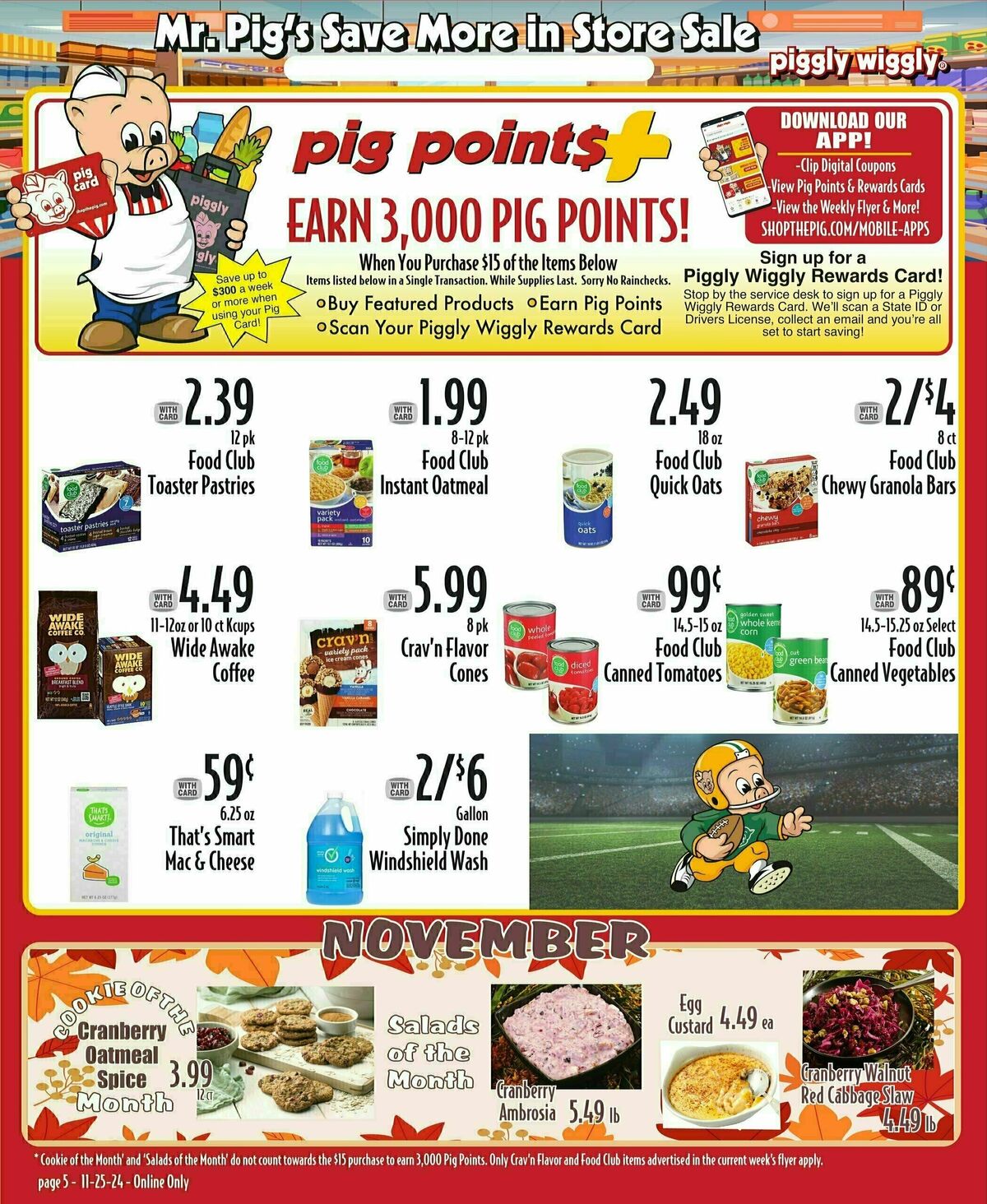 Piggly Wiggly Weekly Ad from November 27