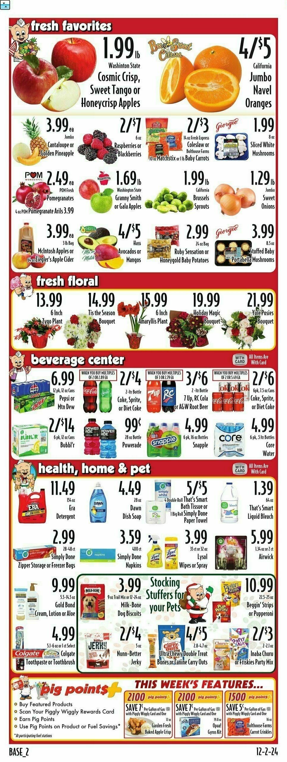 Piggly Wiggly Weekly Ad from December 4