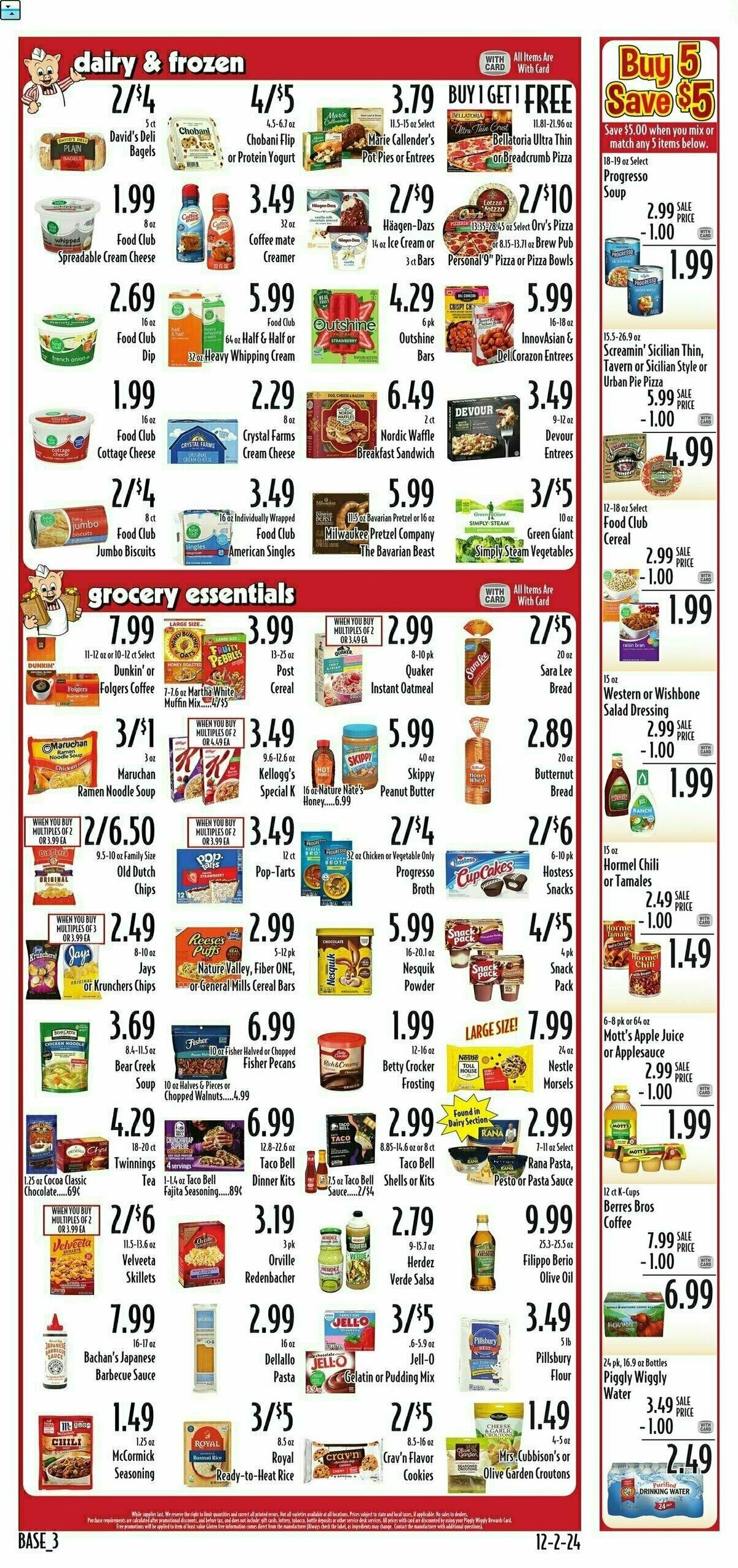 Piggly Wiggly Weekly Ad from December 4