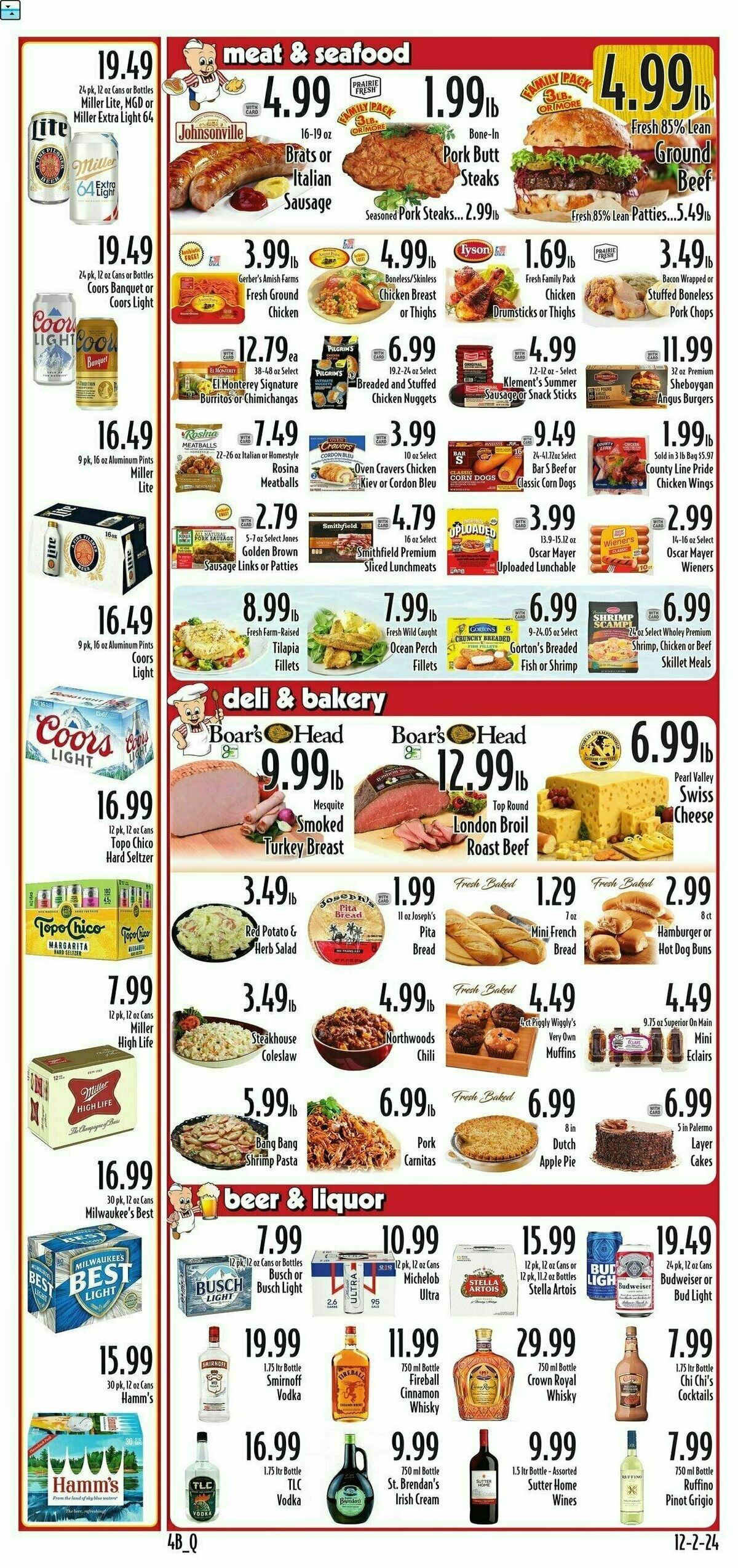 Piggly Wiggly Weekly Ad from December 4