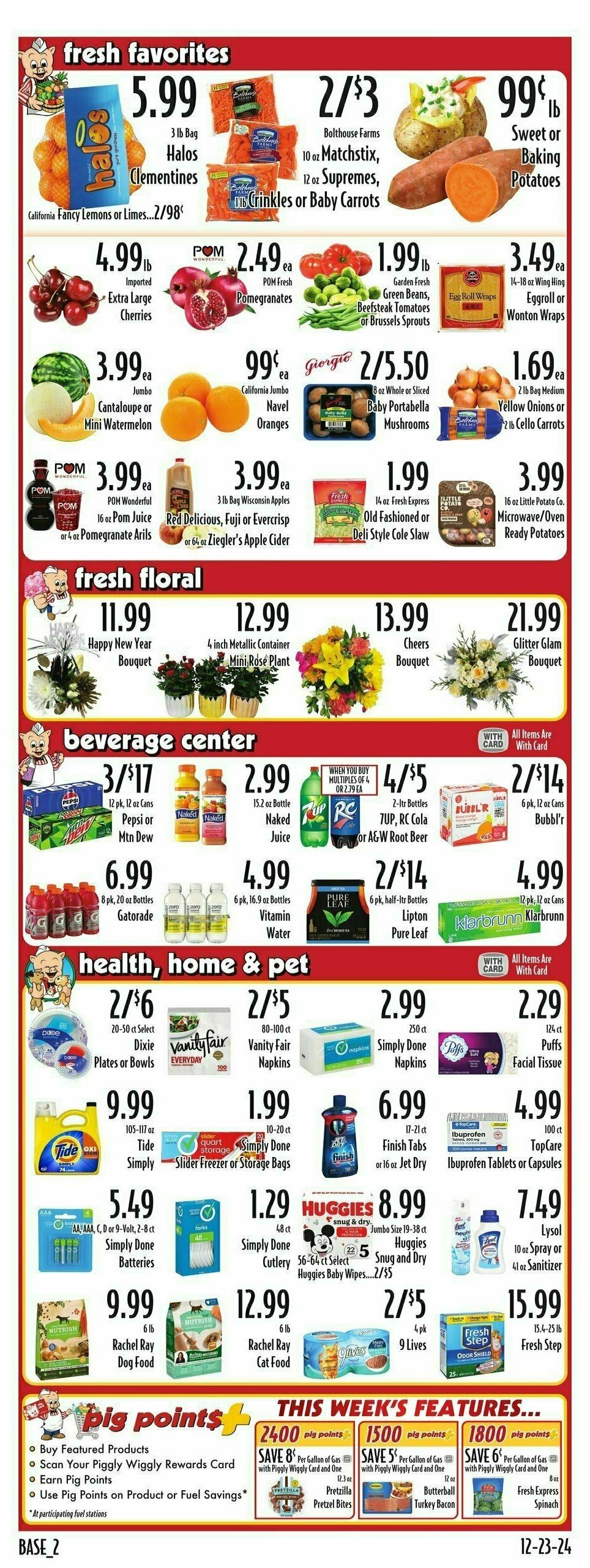 Piggly Wiggly Weekly Ad from December 26