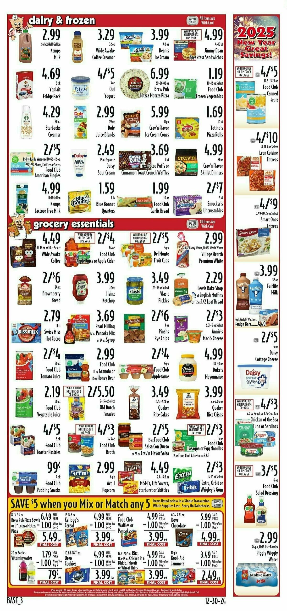 Piggly Wiggly Weekly Ad from January 2