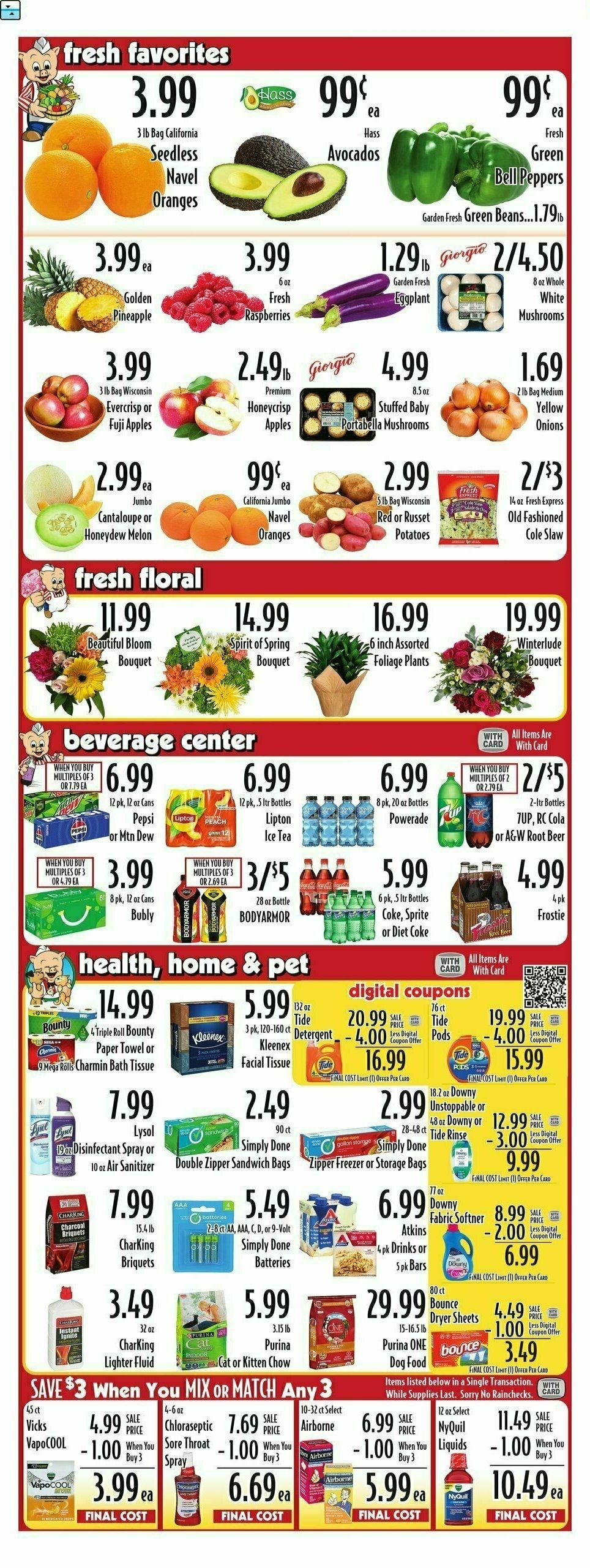 Piggly Wiggly Weekly Ad from January 8