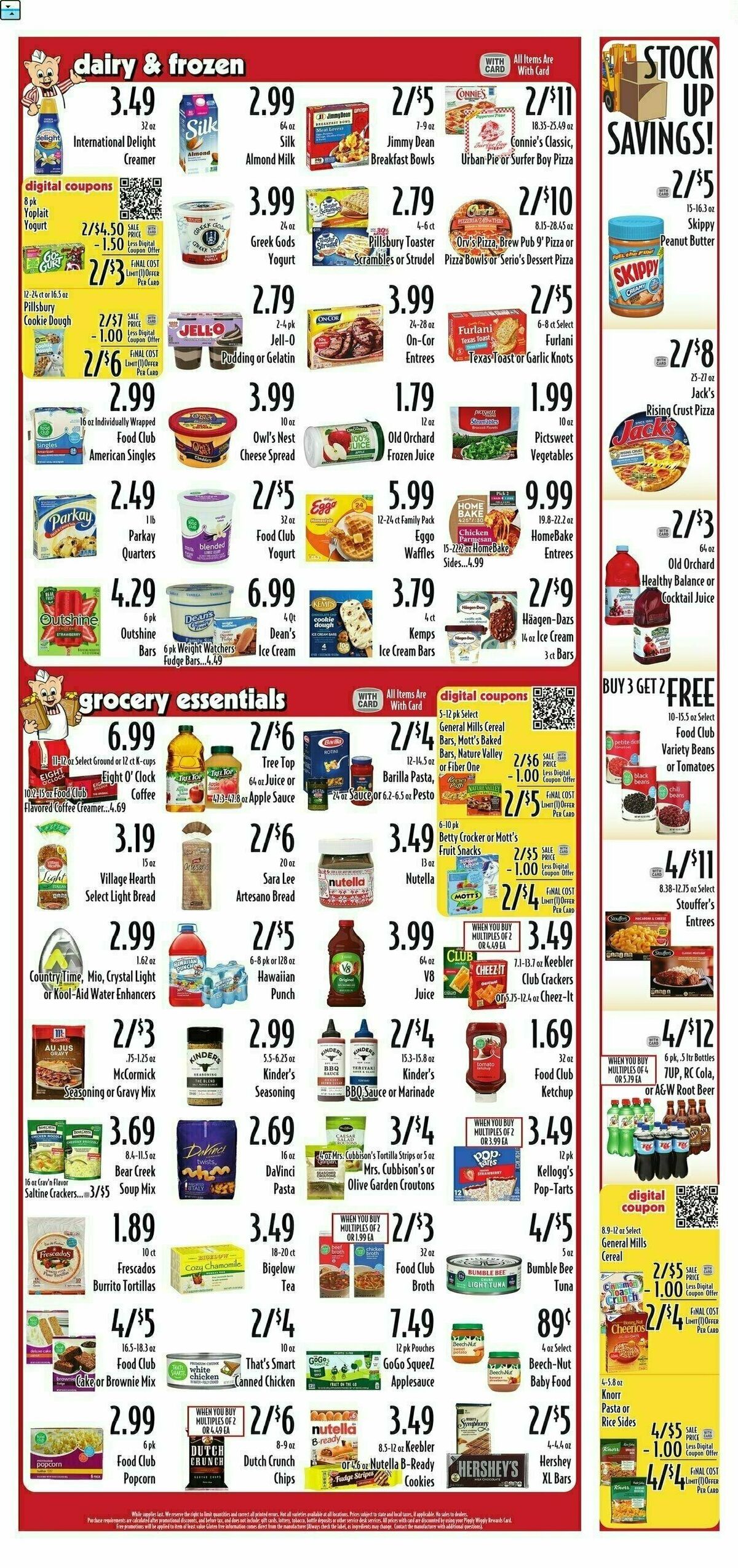 Piggly Wiggly Weekly Ad from January 8