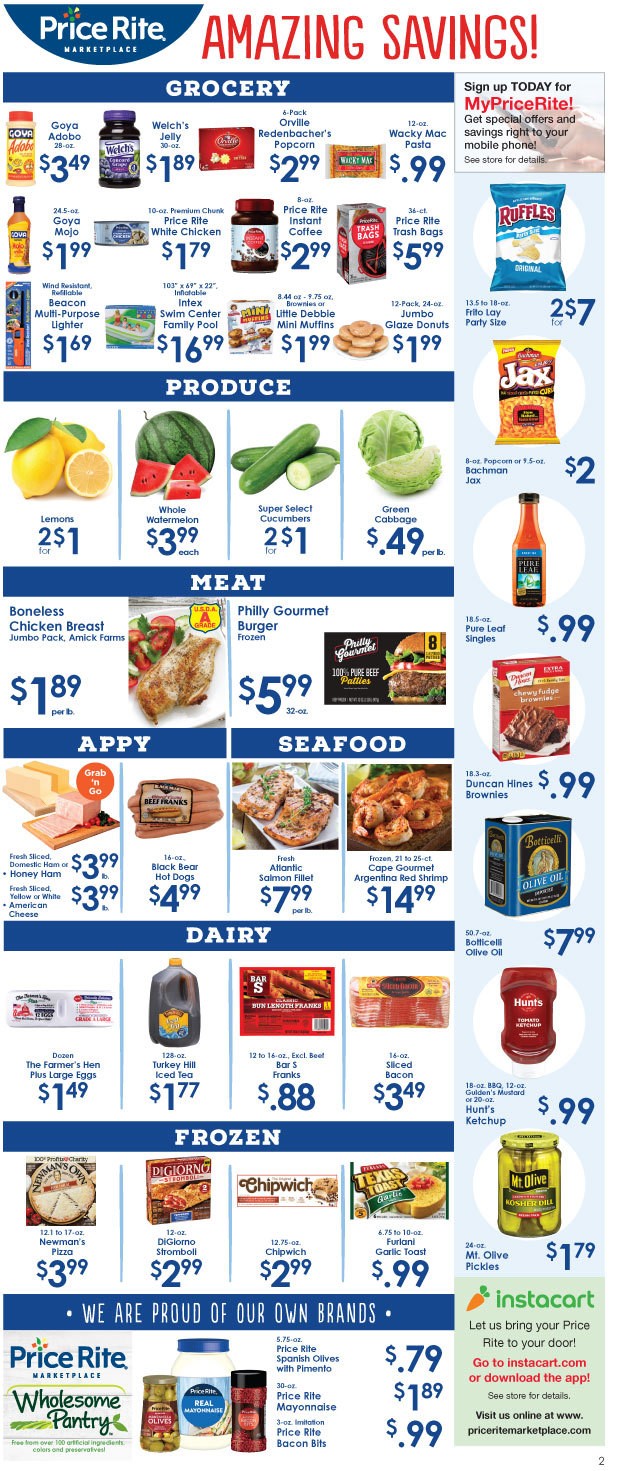 Price Rite Weekly Ad from June 21