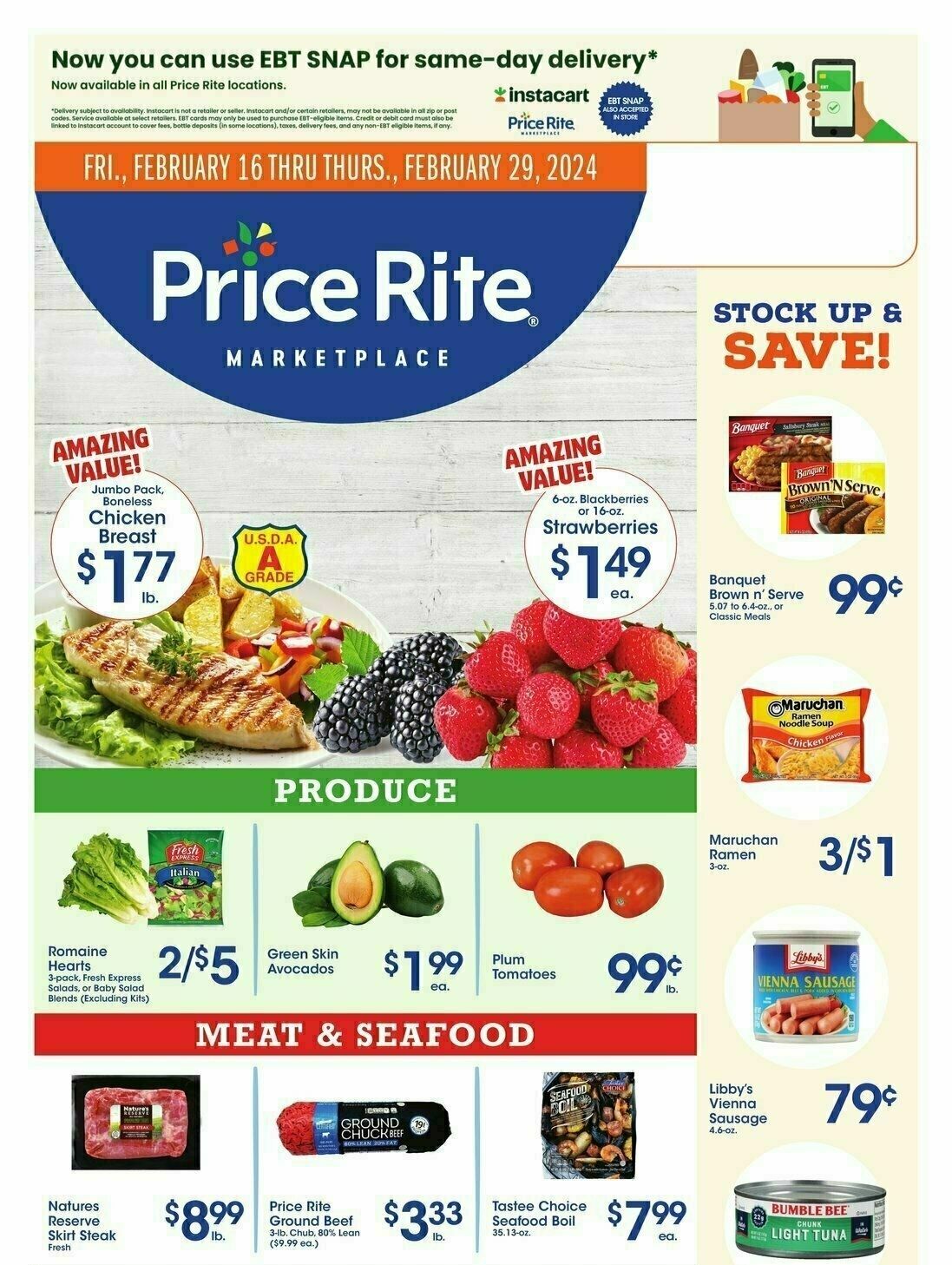 Price Rite Weekly Ad from February 16