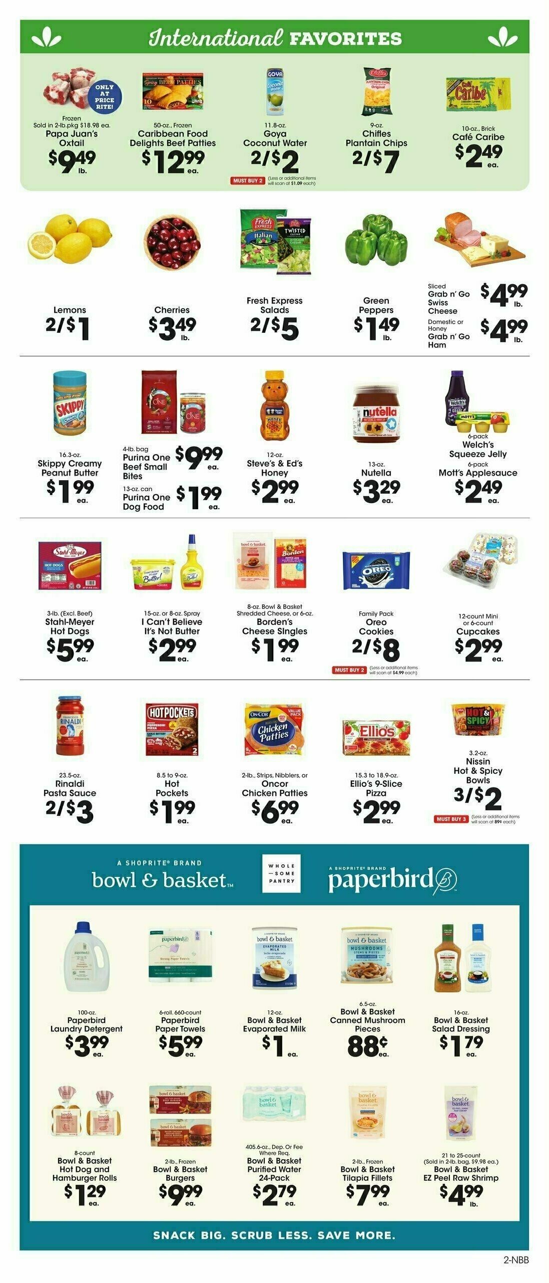 Price Rite Weekly Ad from July 19