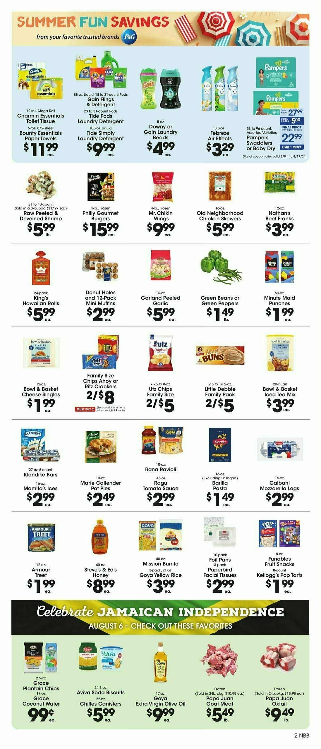 Price Rite Weekly Ad from August 2