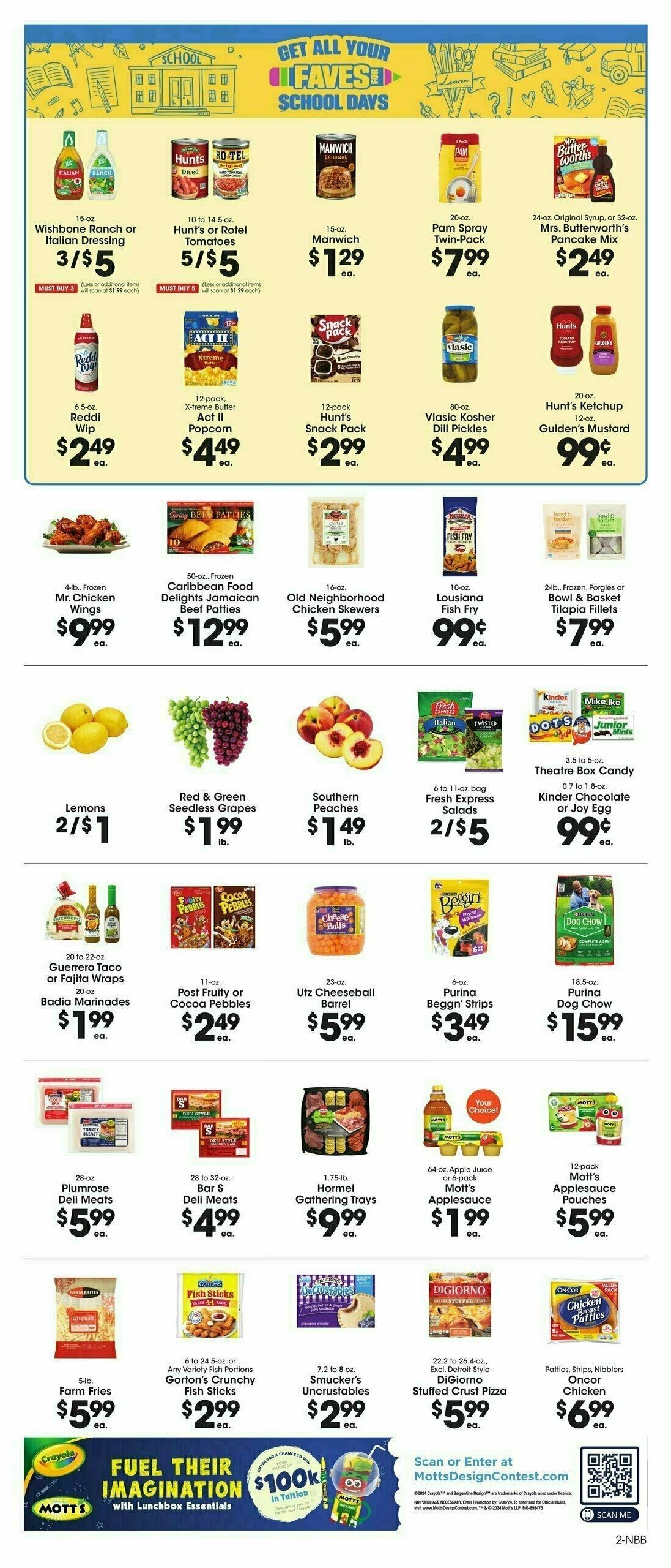 Price Rite Weekly Ad from August 16