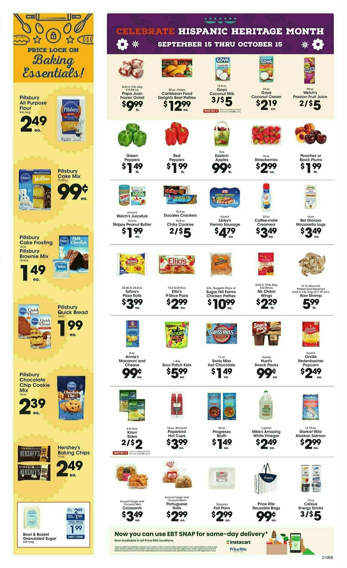 Price Rite Weekly Ad from September 27