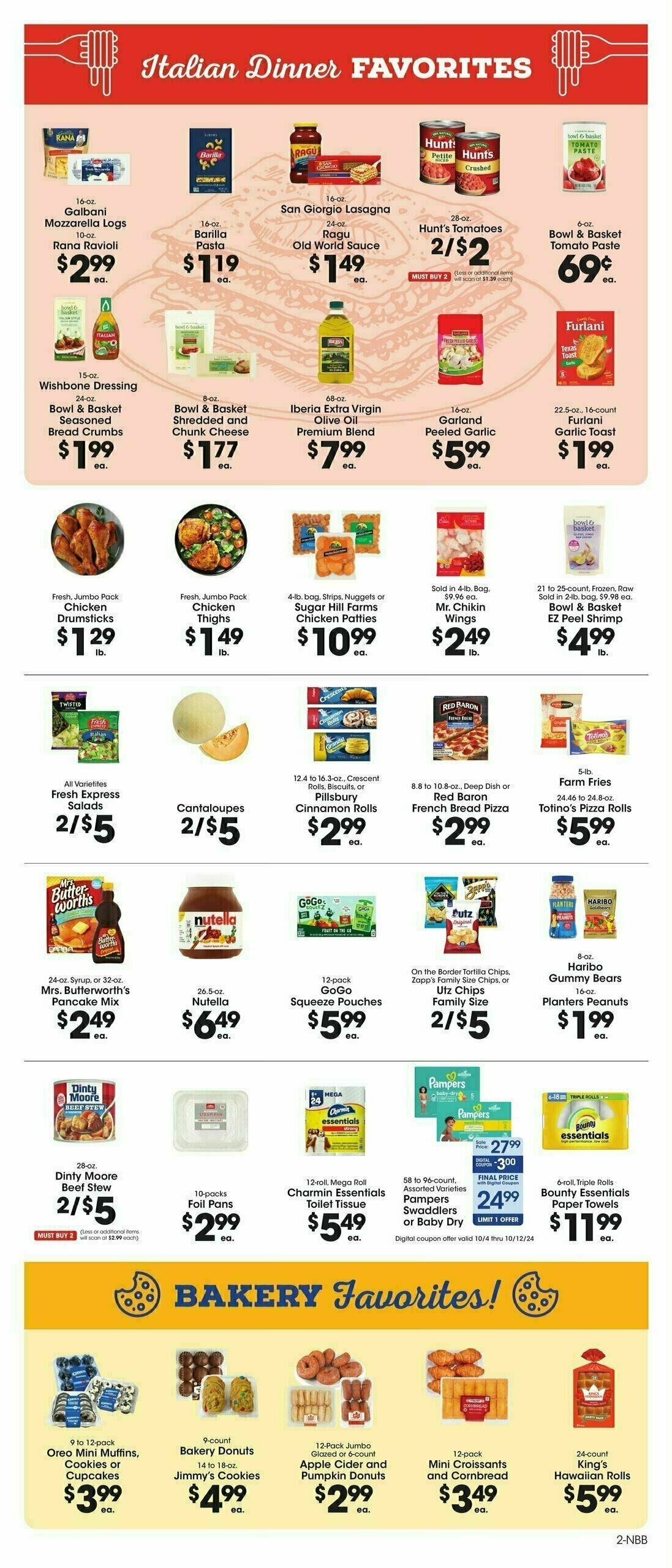 Price Rite Weekly Ad from October 4