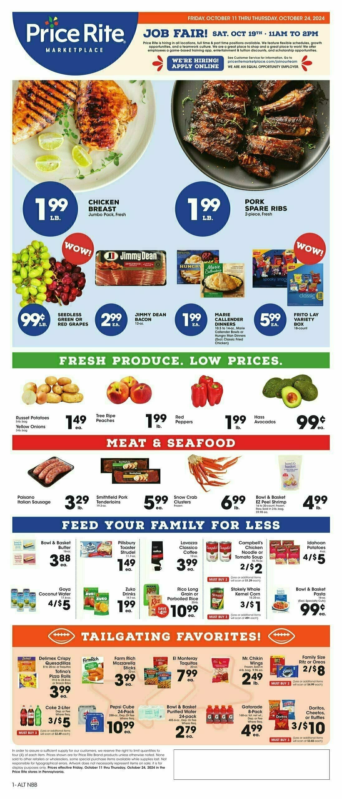 Price Rite Weekly Ad from October 11