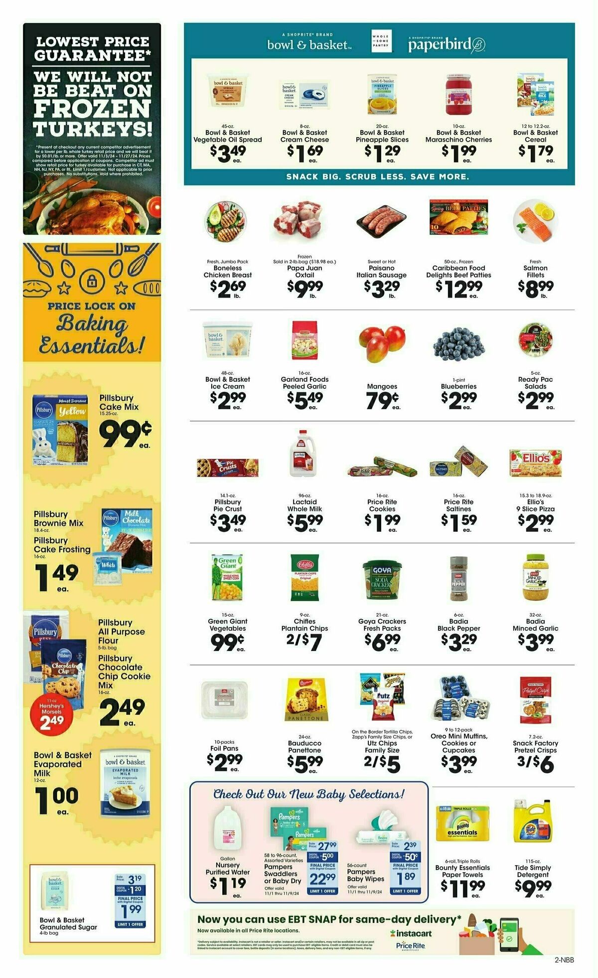 Price Rite Weekly Ad from November 1