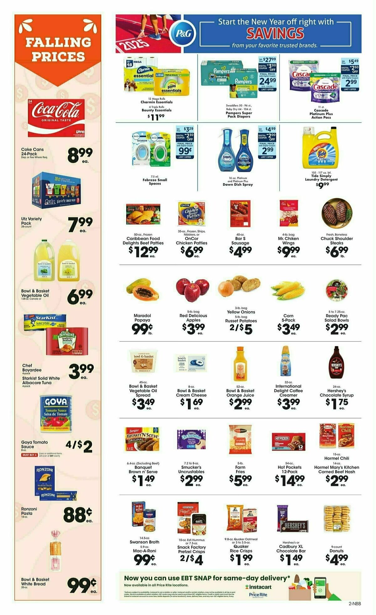 Price Rite Weekly Ad from January 3