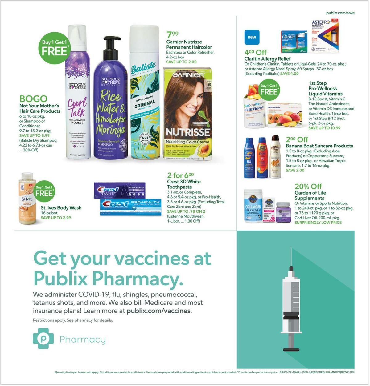 Publix Weekly Ad from August 24
