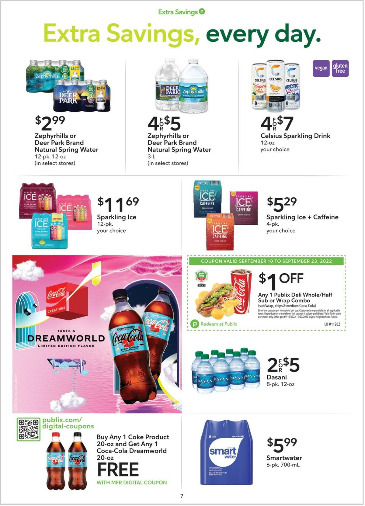 Publix Extra Savings Weekly Ad from September 10