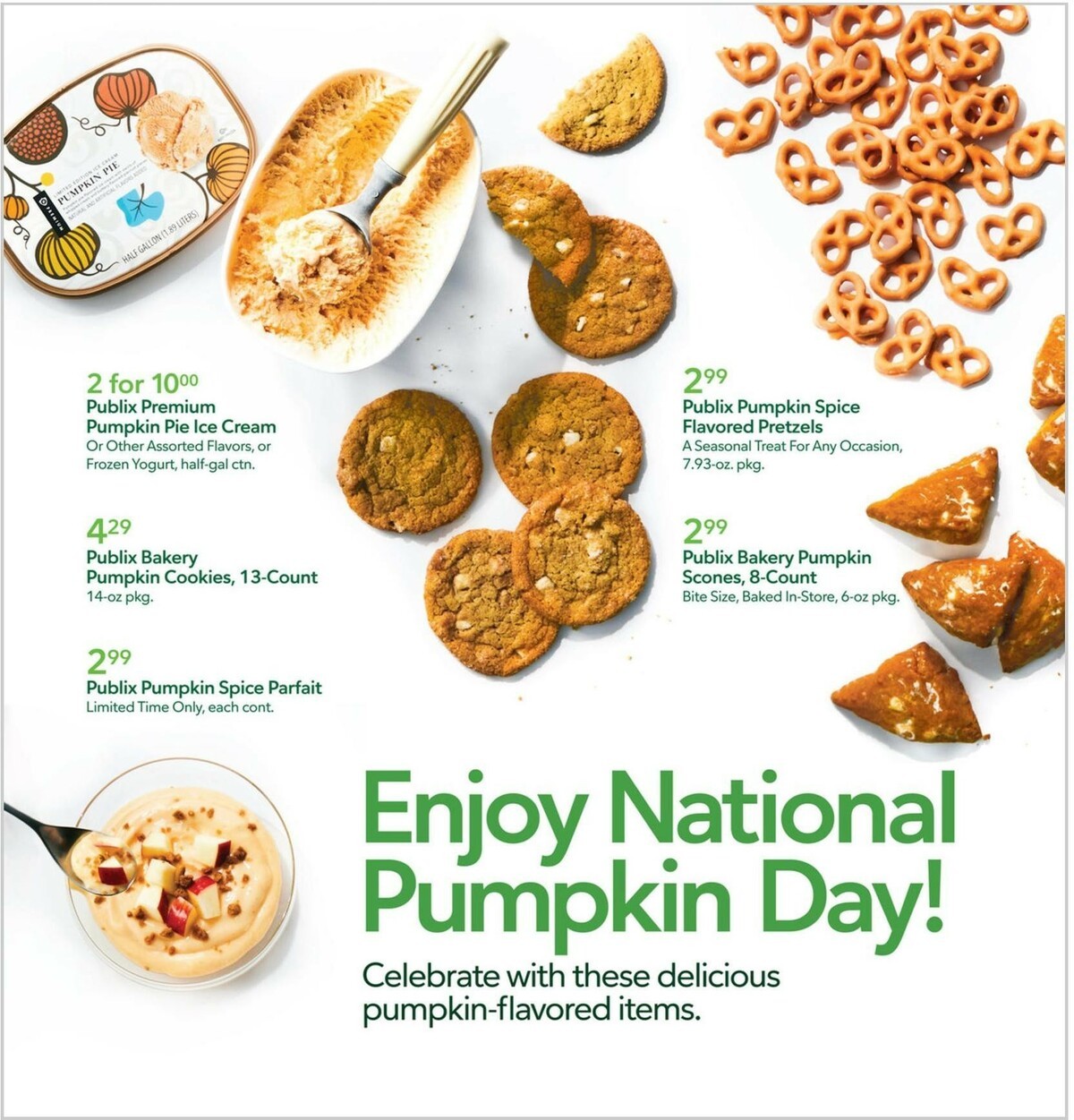 Publix National Pumpkin Day Weekly Ad from October 19