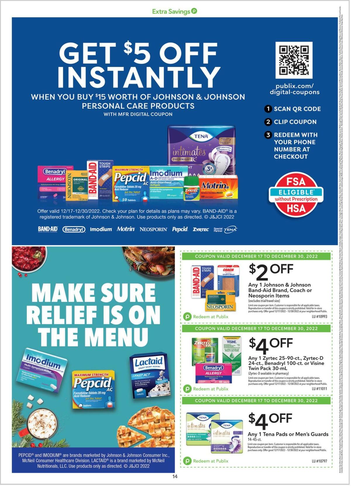 Publix Extra Savings Weekly Ad from December 17