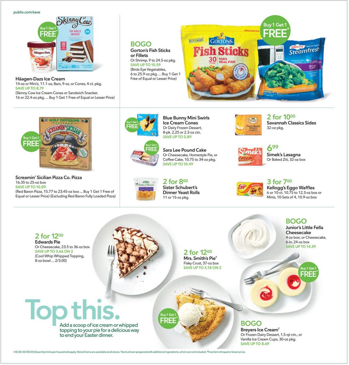 Publix Weekly Ad from March 29