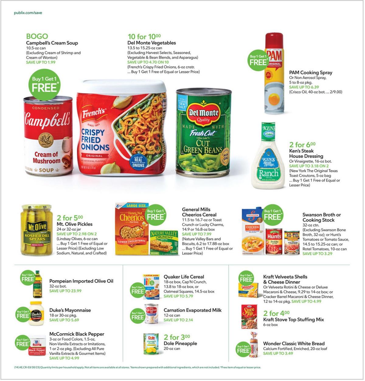 Publix Weekly Ad from March 29