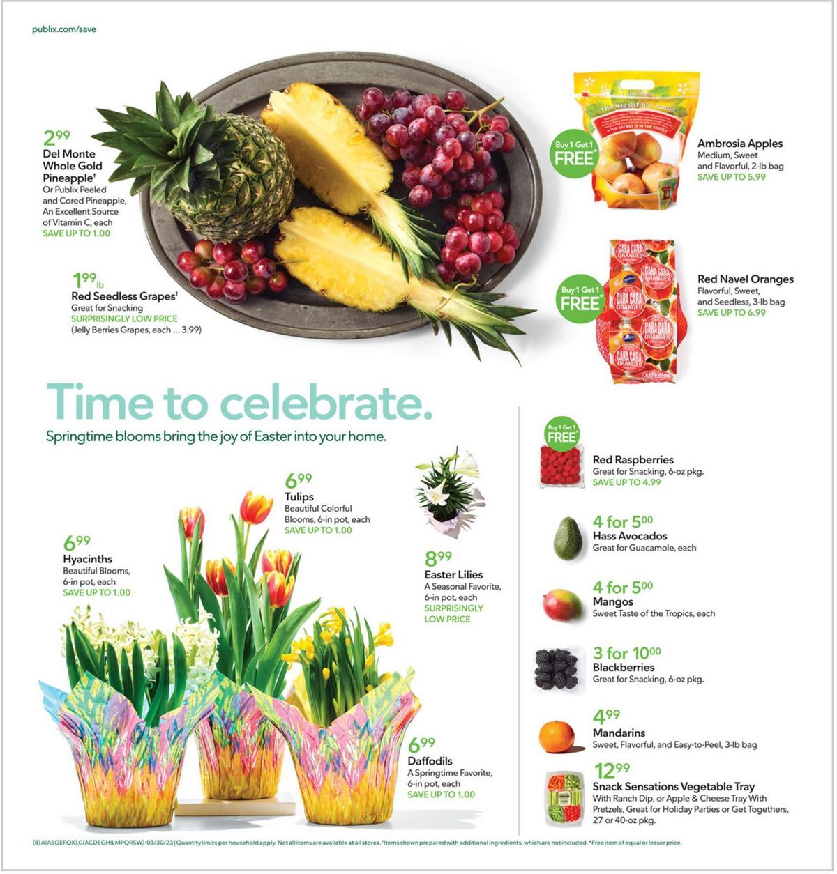 Publix Weekly Ad from March 29