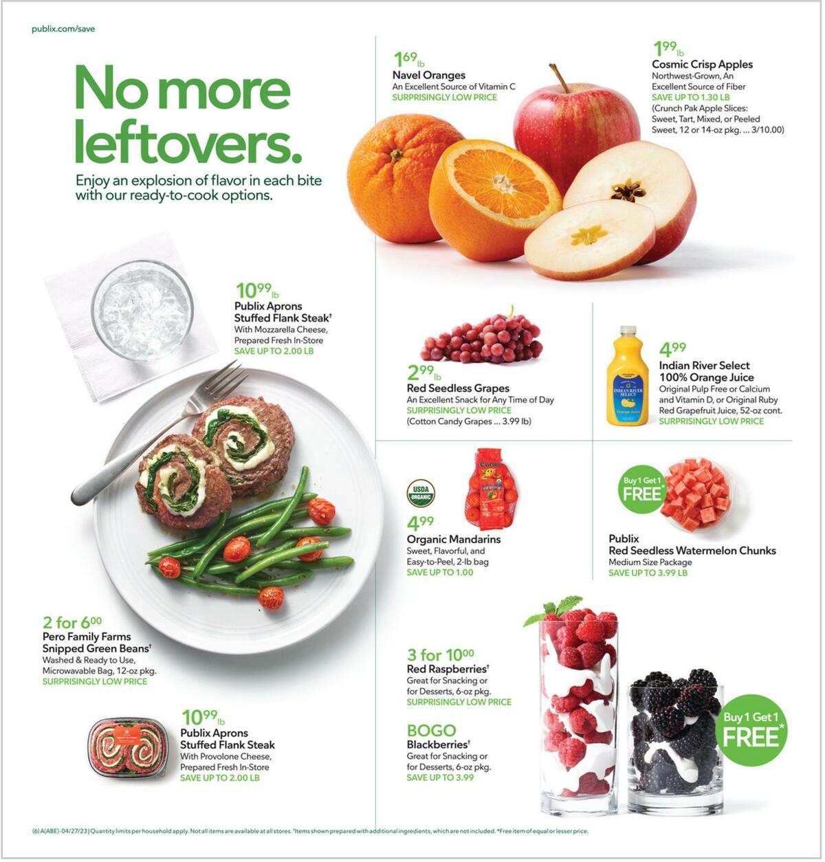 Publix Weekly Ad from April 26