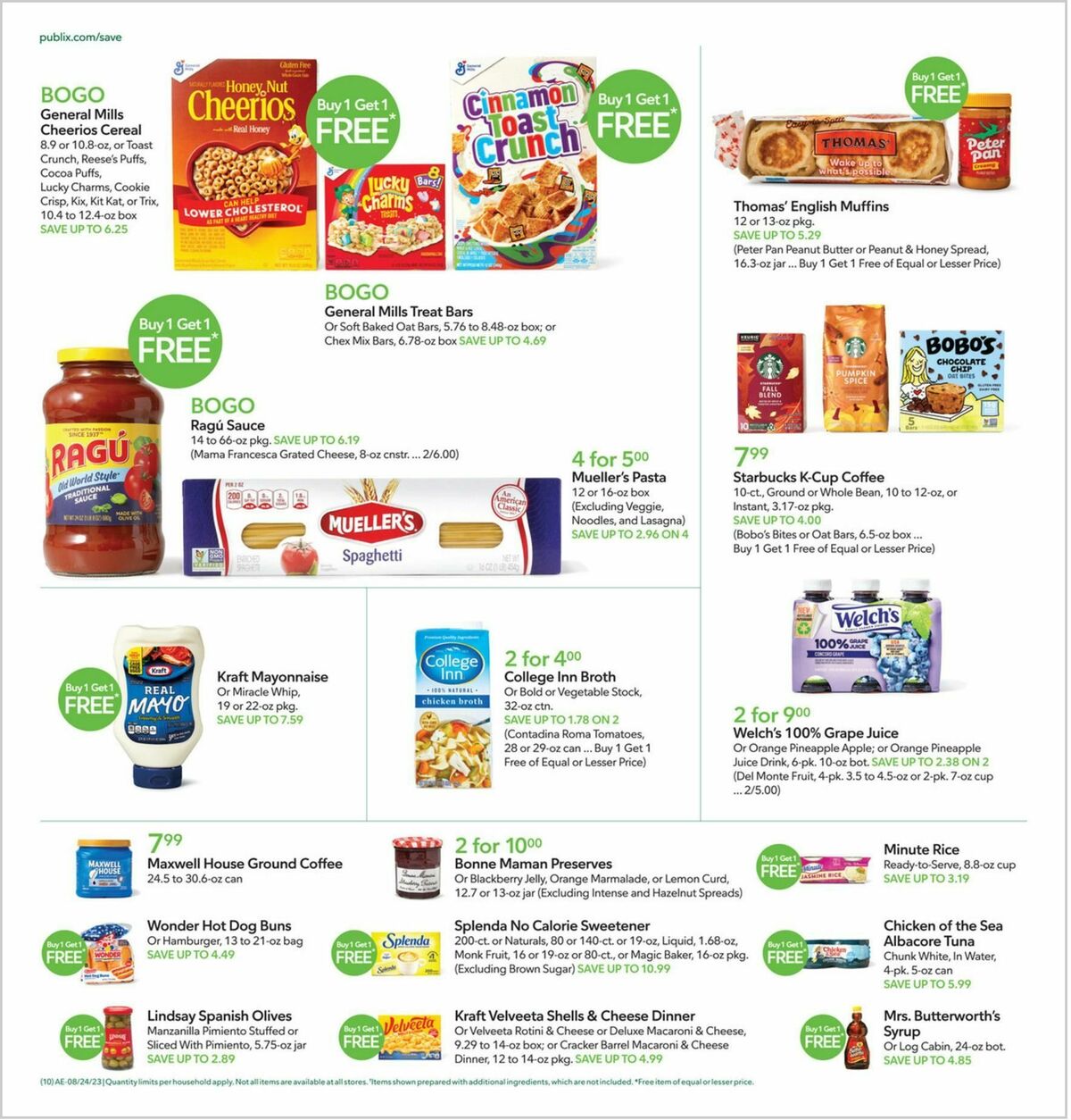 Publix Weekly Ad from August 23