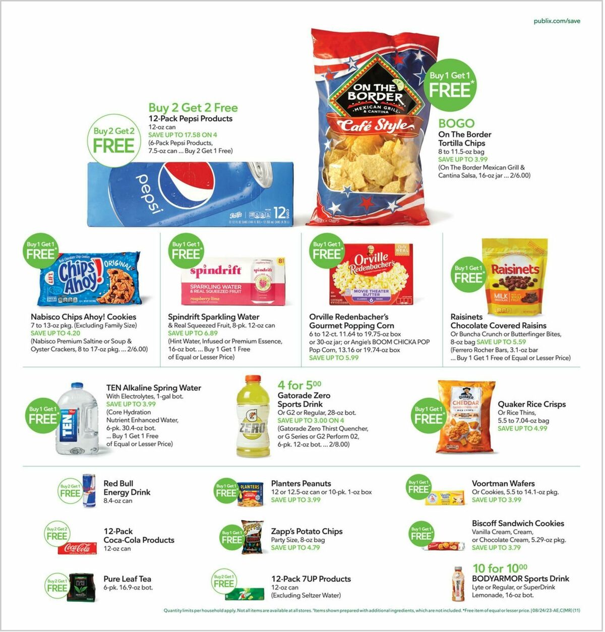 Publix Weekly Ad from August 23