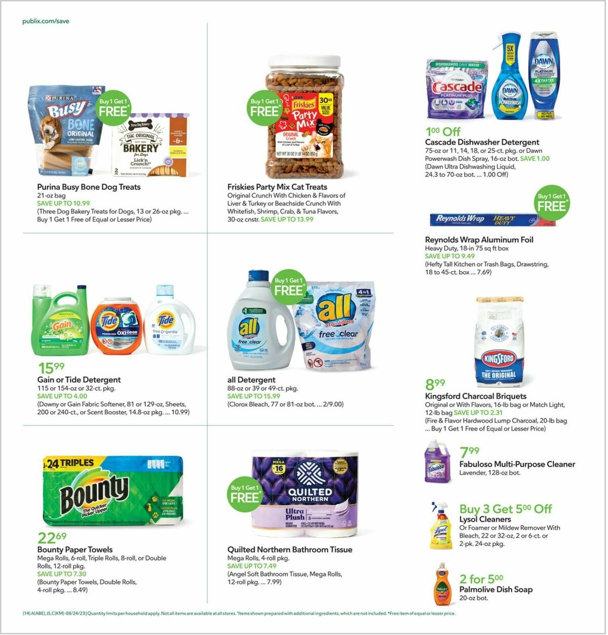 Publix Weekly Ad from August 23