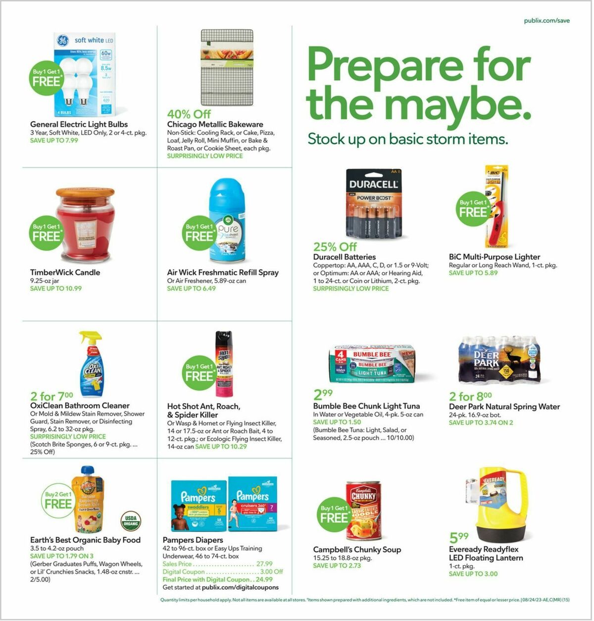 Publix Weekly Ad from August 23